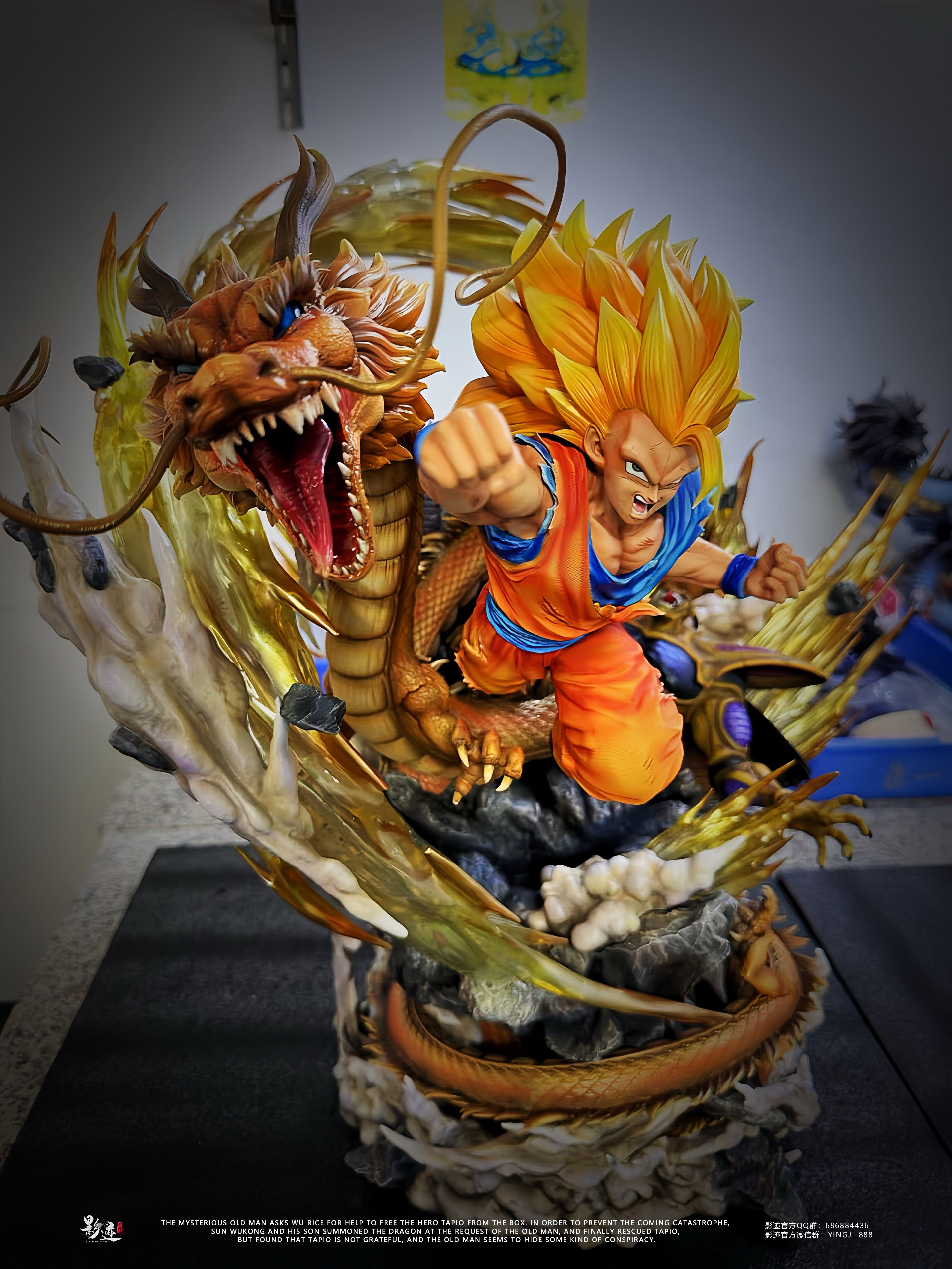 Dragon Ball Dim Model Studio Goku SSJ3 Dragon Fist 5
