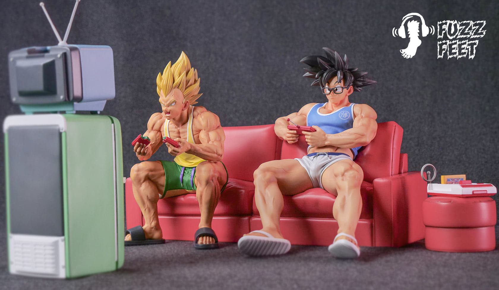 Dragon Ball FuzzFeet Studio Goku x Vegeta Gaming 1