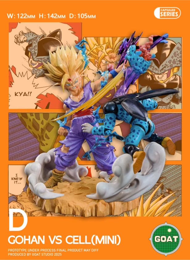Dragon Ball GOAT Studio Cell Saga Chapter Capsuled Series 5