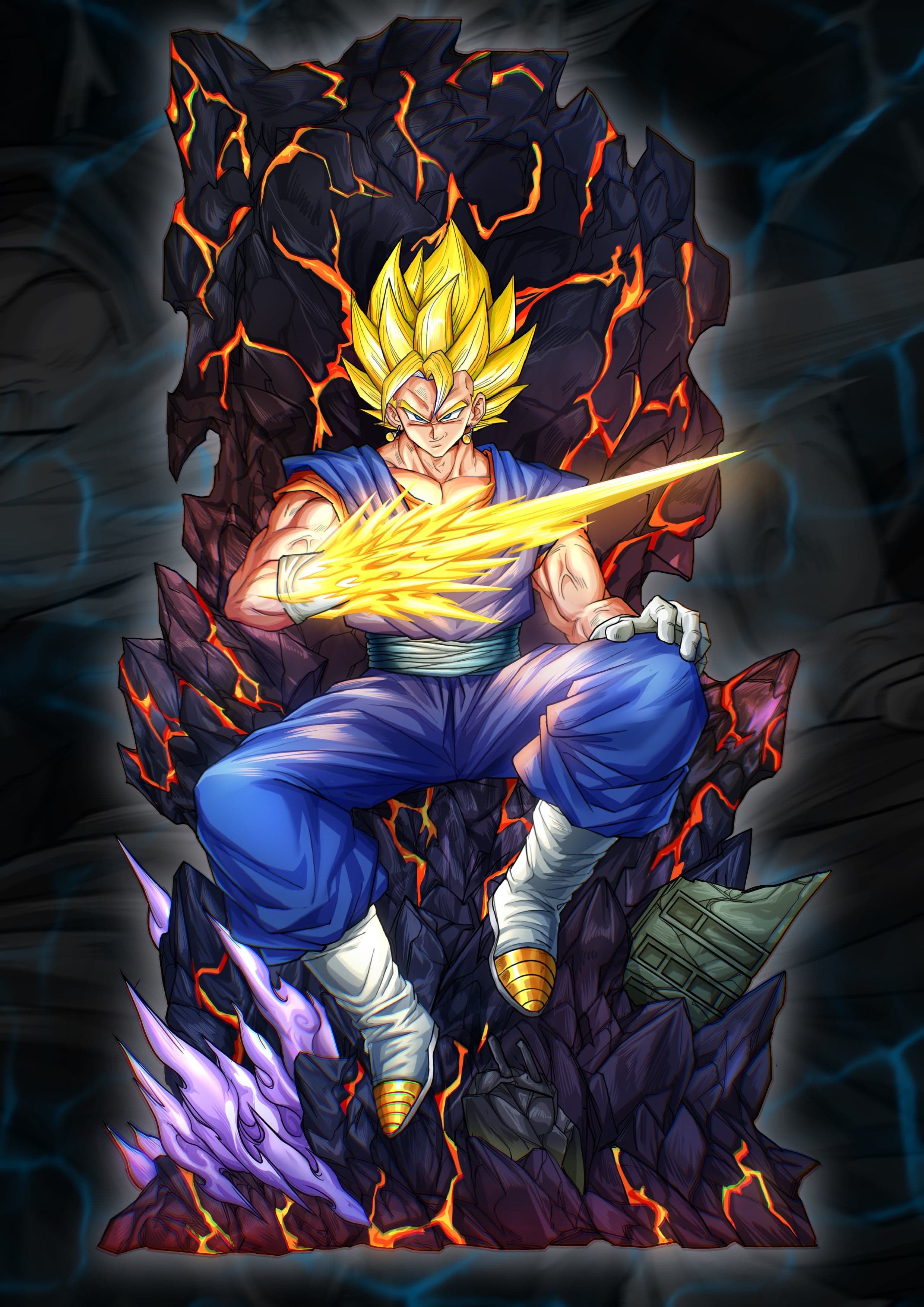 Dragon Ball JW Studio Vegetto Throne 3