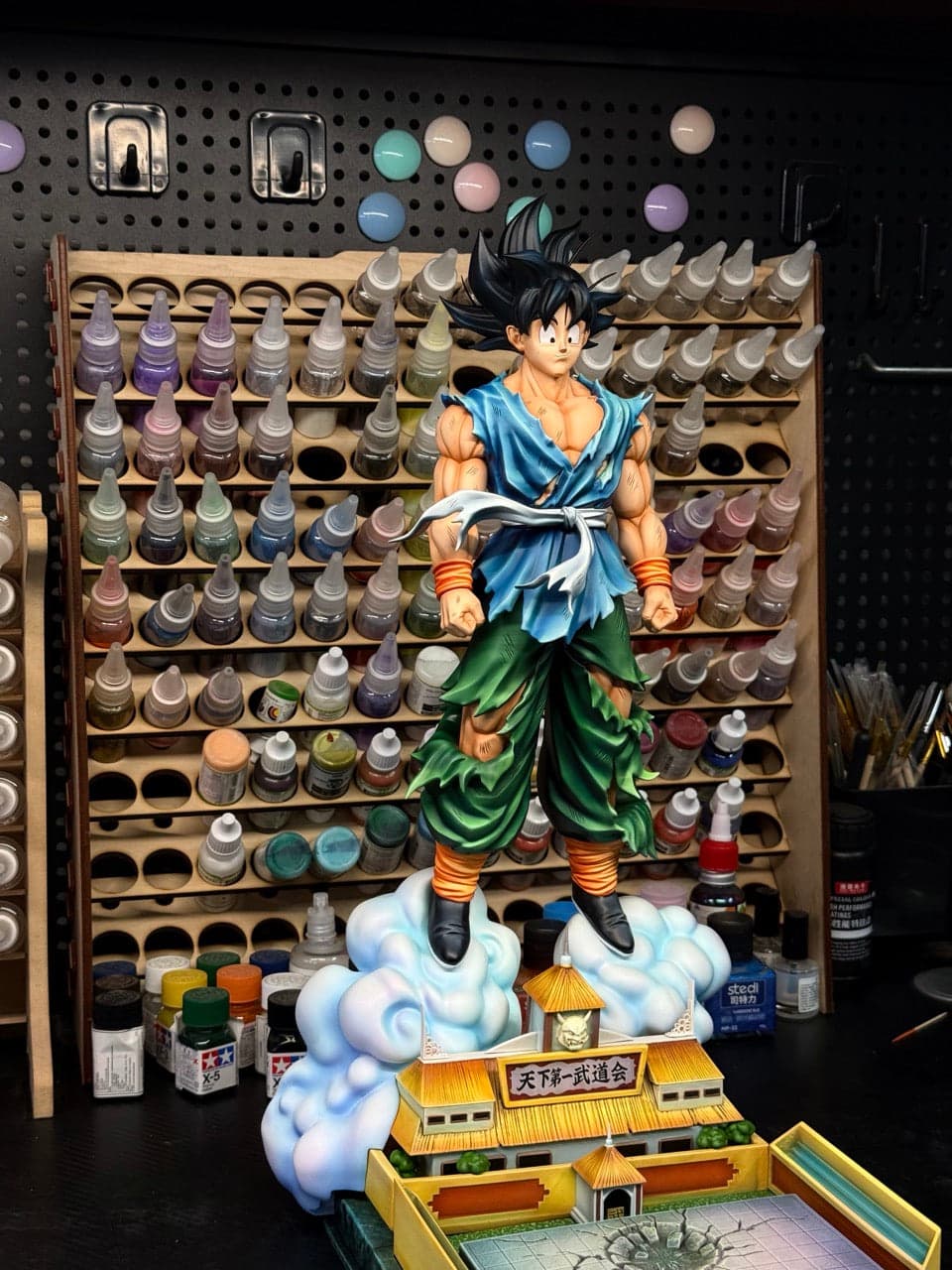 Dragon Ball Plastic Soul Studio Goku Blue Outfit 3