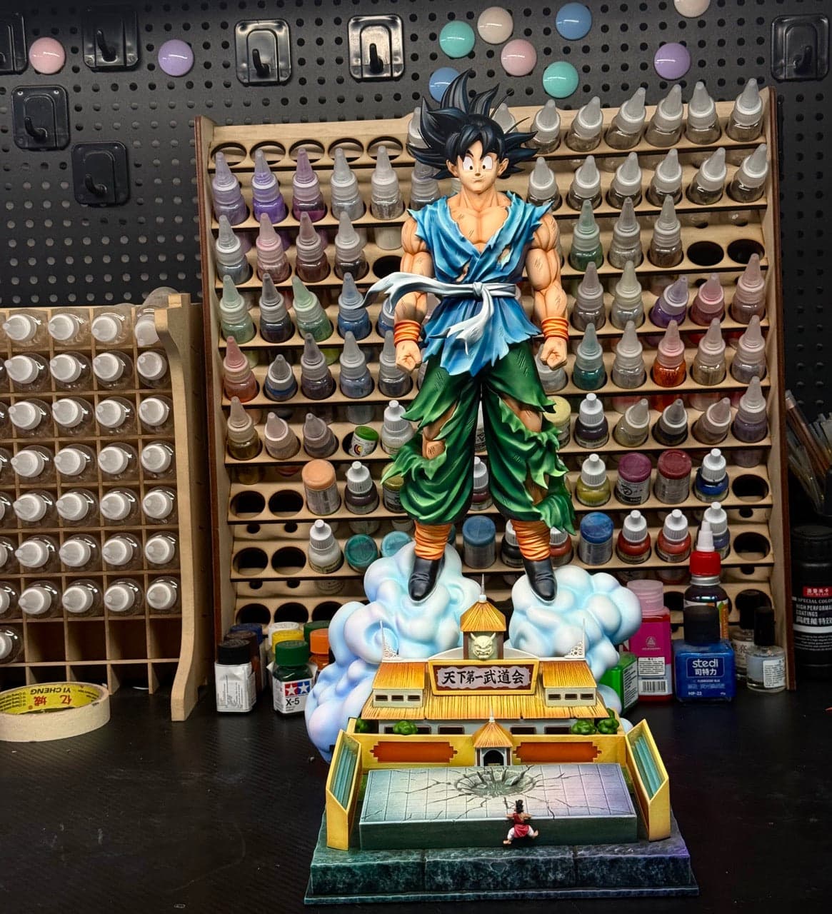Dragon Ball Plastic Soul Studio Goku Blue Outfit 5