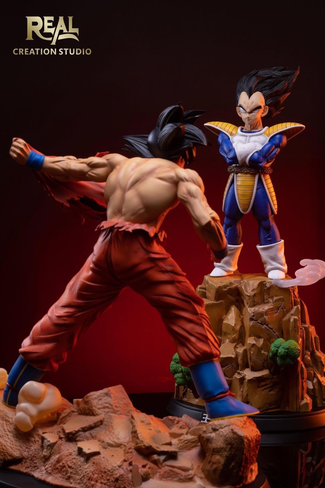 Dragon Ball Real Creation Studio Vegeta VS Goku 2