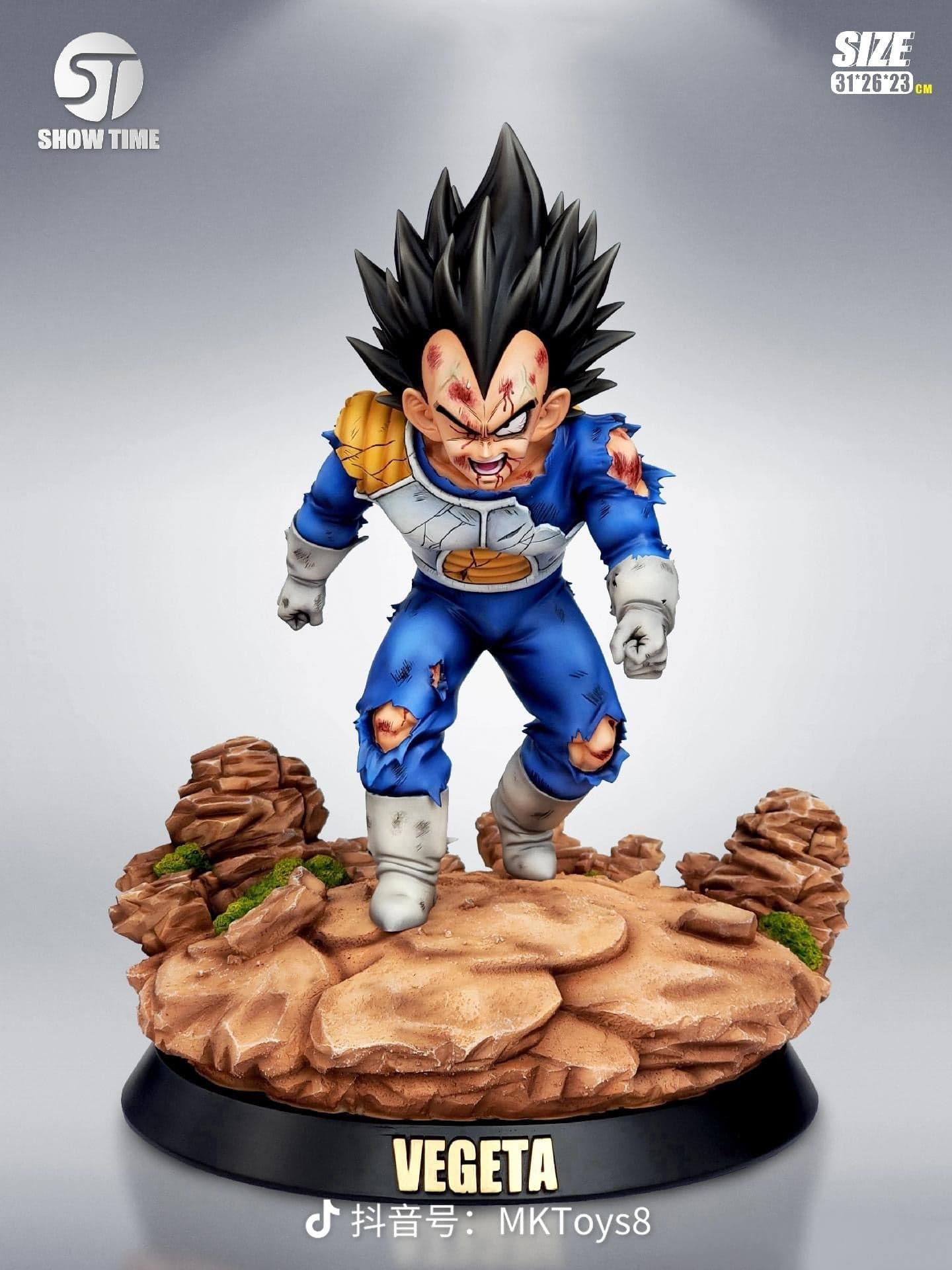 Dragon Ball ShowTime Studio Vegeta Battle Damaged 1