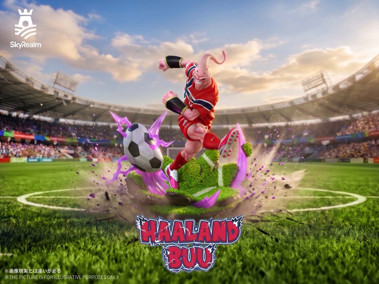 Dragon Ball SkyRealm Studio Majin Buu × Haaland 1