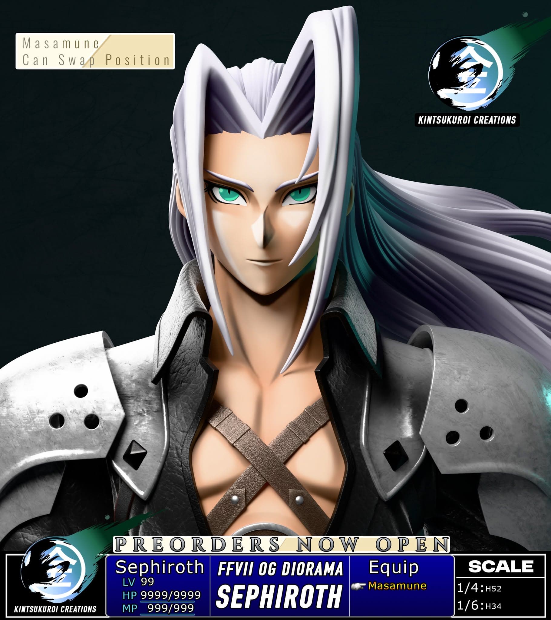 Final Fantasy Kintsukuroi Creations Sephiroth 5