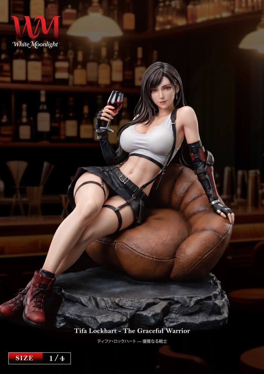 Final Fantasy VII White Moonlight Studio Tifa White 3