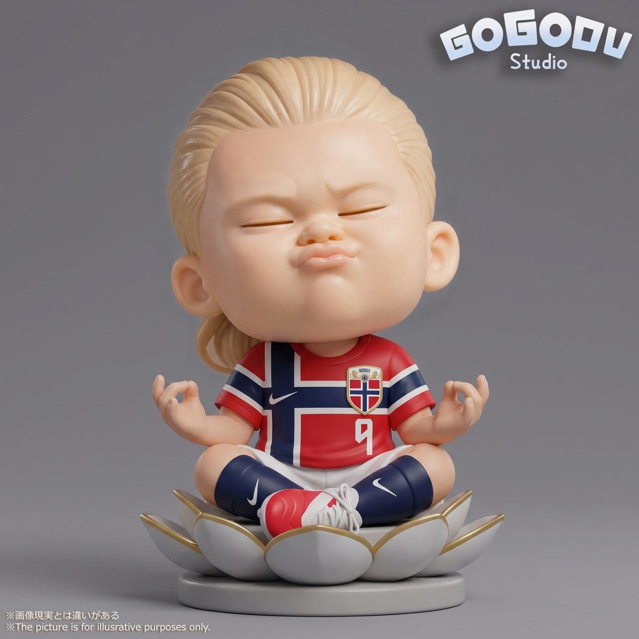 Football Player GOGODU Studio Haaland Meditation 1