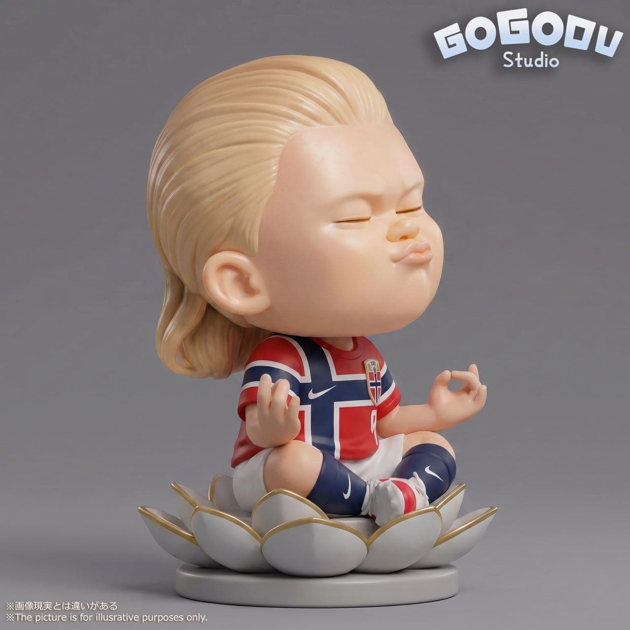 Football Player GOGODU Studio Haaland Meditation 4