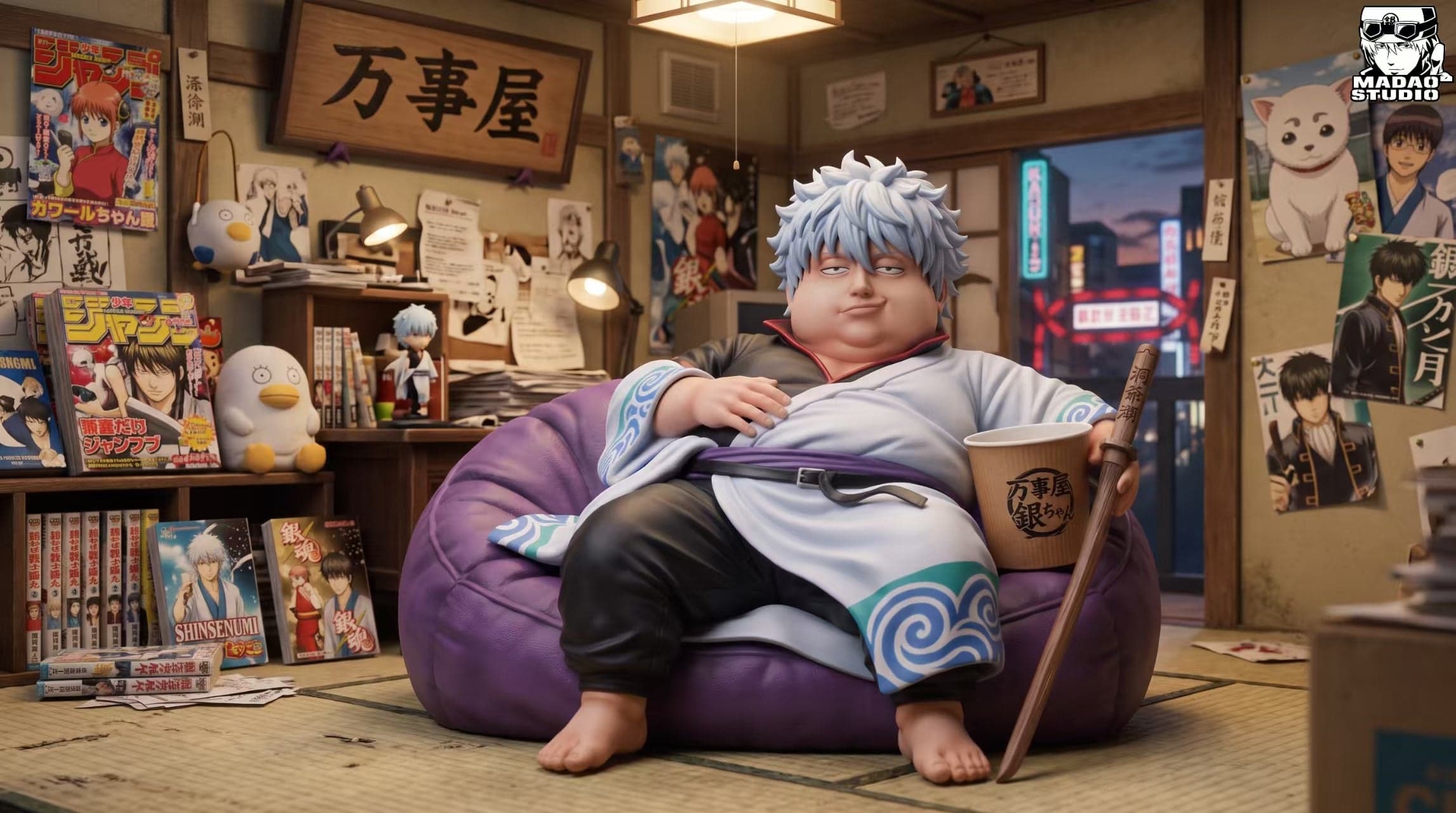 Gintama MADAO studio Sakata Gintoki 3