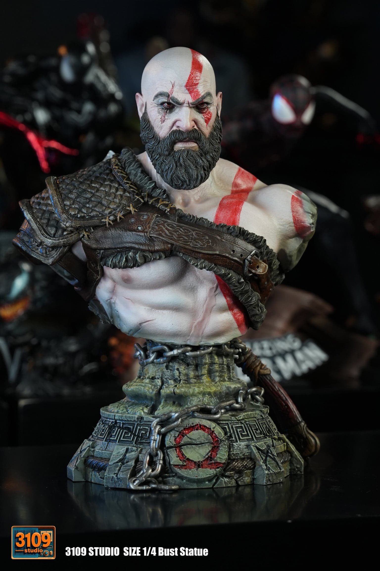 God of War 3109 Studio Kratos Bust 3