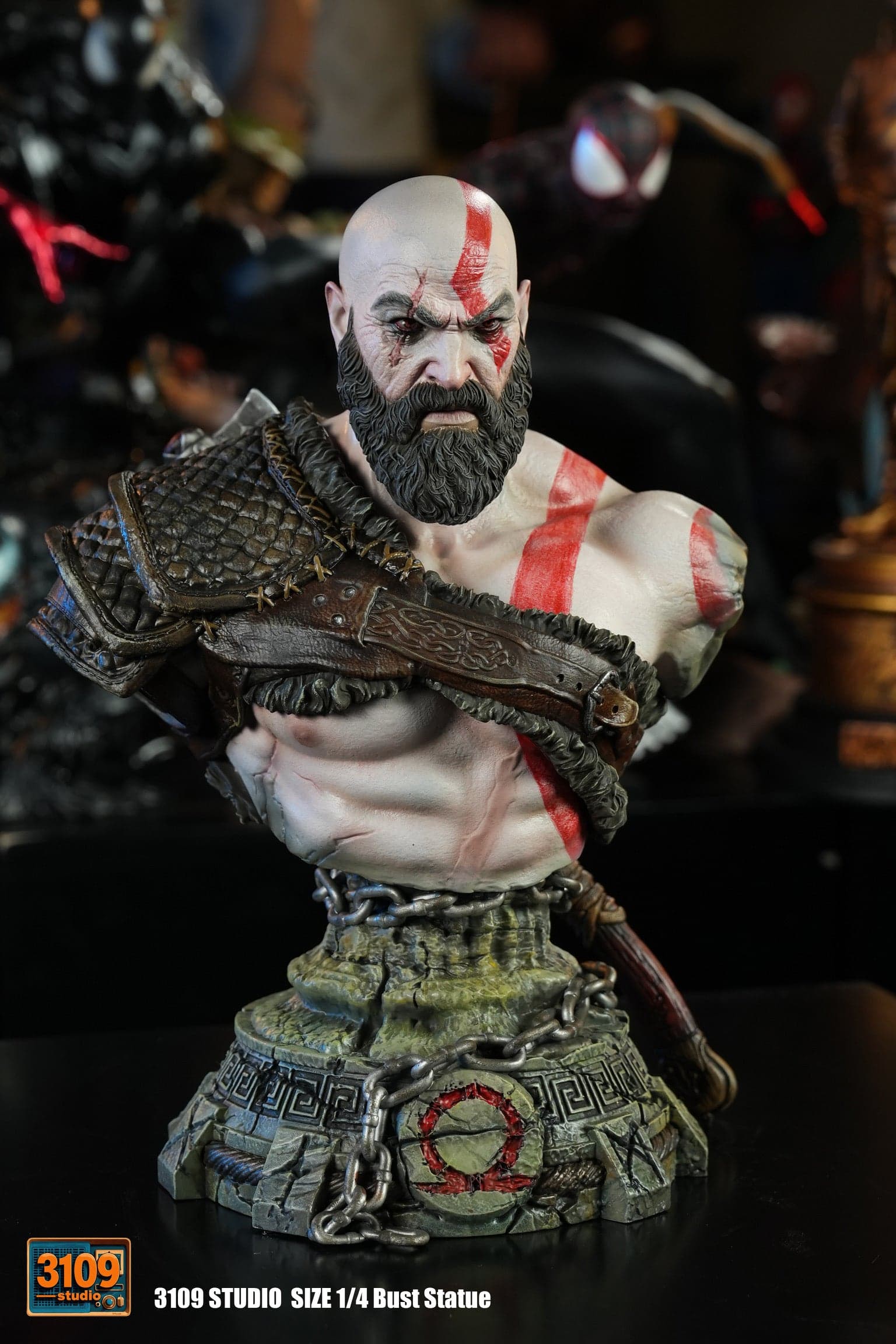 God of War 3109 Studio Kratos Bust 4