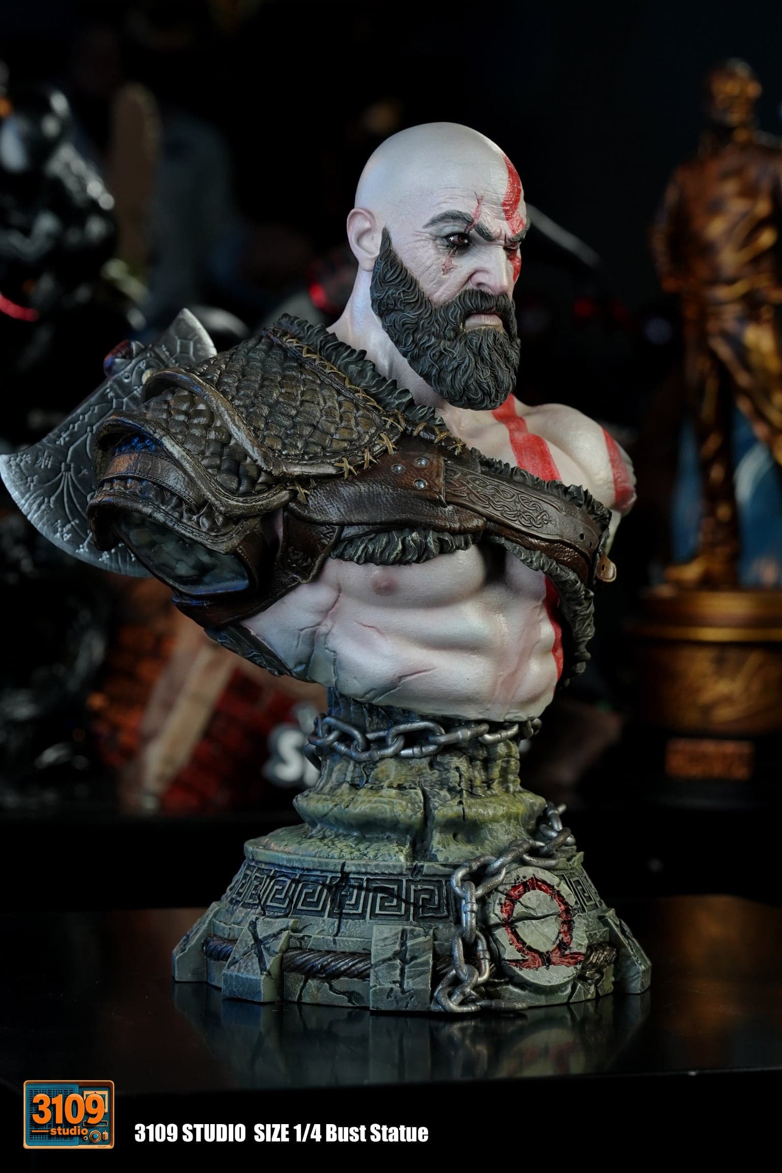 God of War 3109 Studio Kratos Bust 5