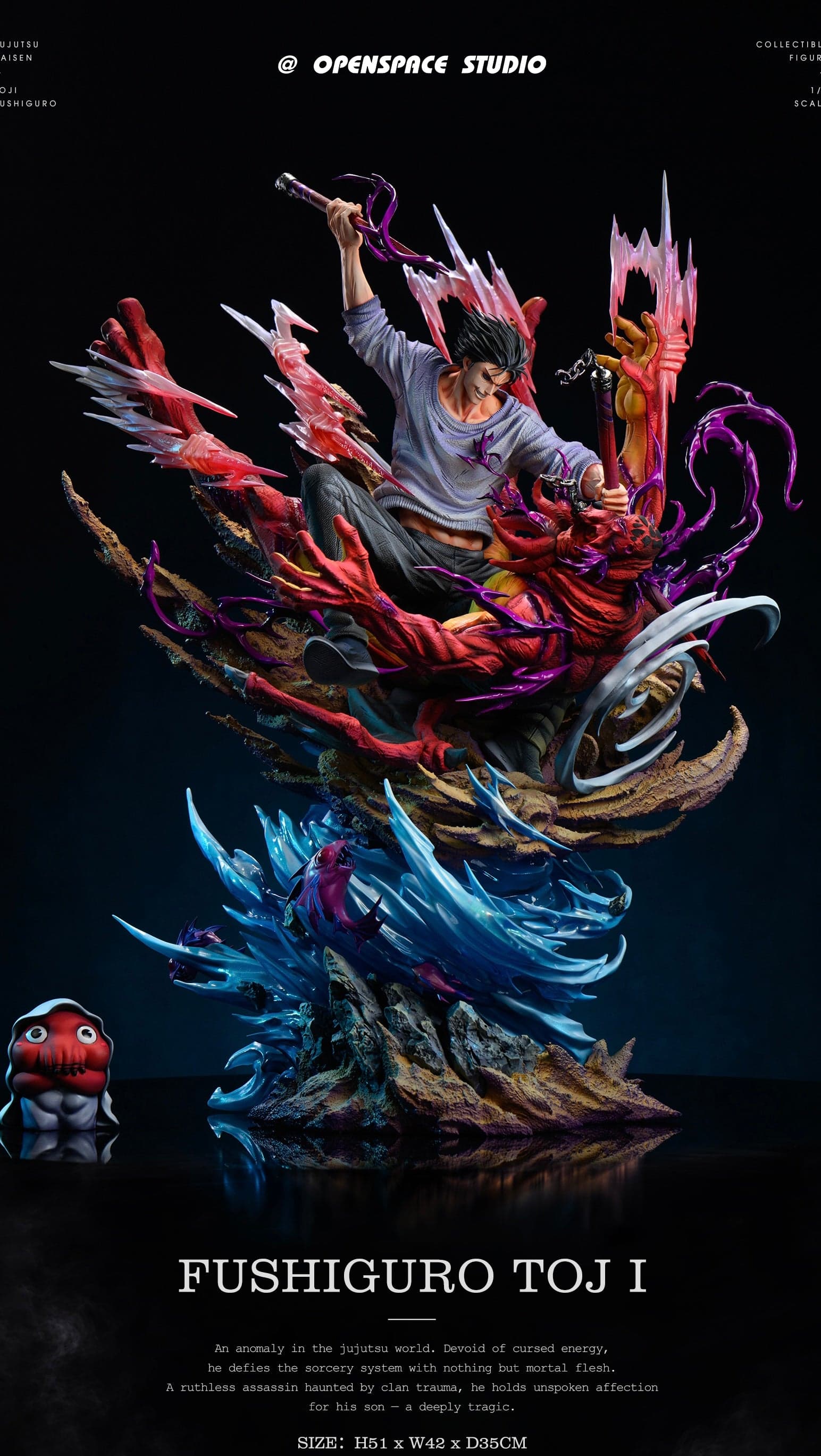 Jujutsu Kaisen Openspace Studio Toji Fushiguro 1