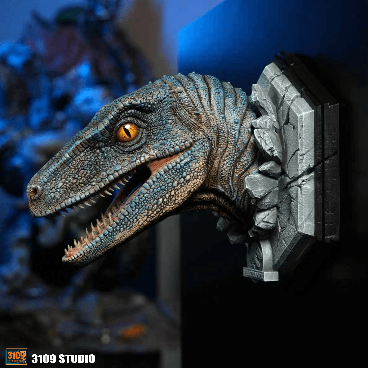 Jurassic Park 3109 Studio Raptor Head 2