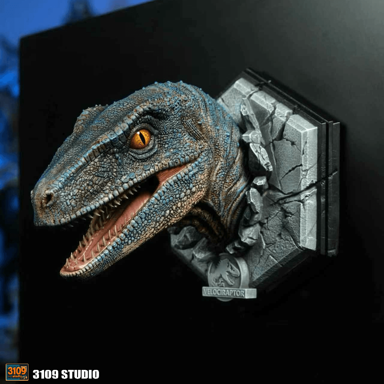 Jurassic Park 3109 Studio Raptor Head 3