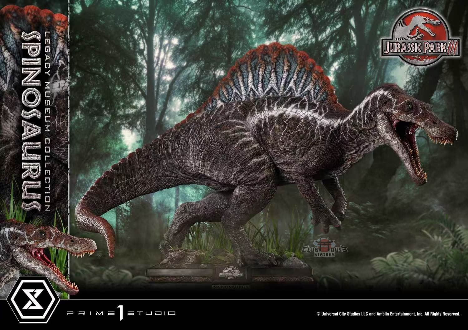 Jurassic Park III Prime 1 Studio Spinosaurus 3