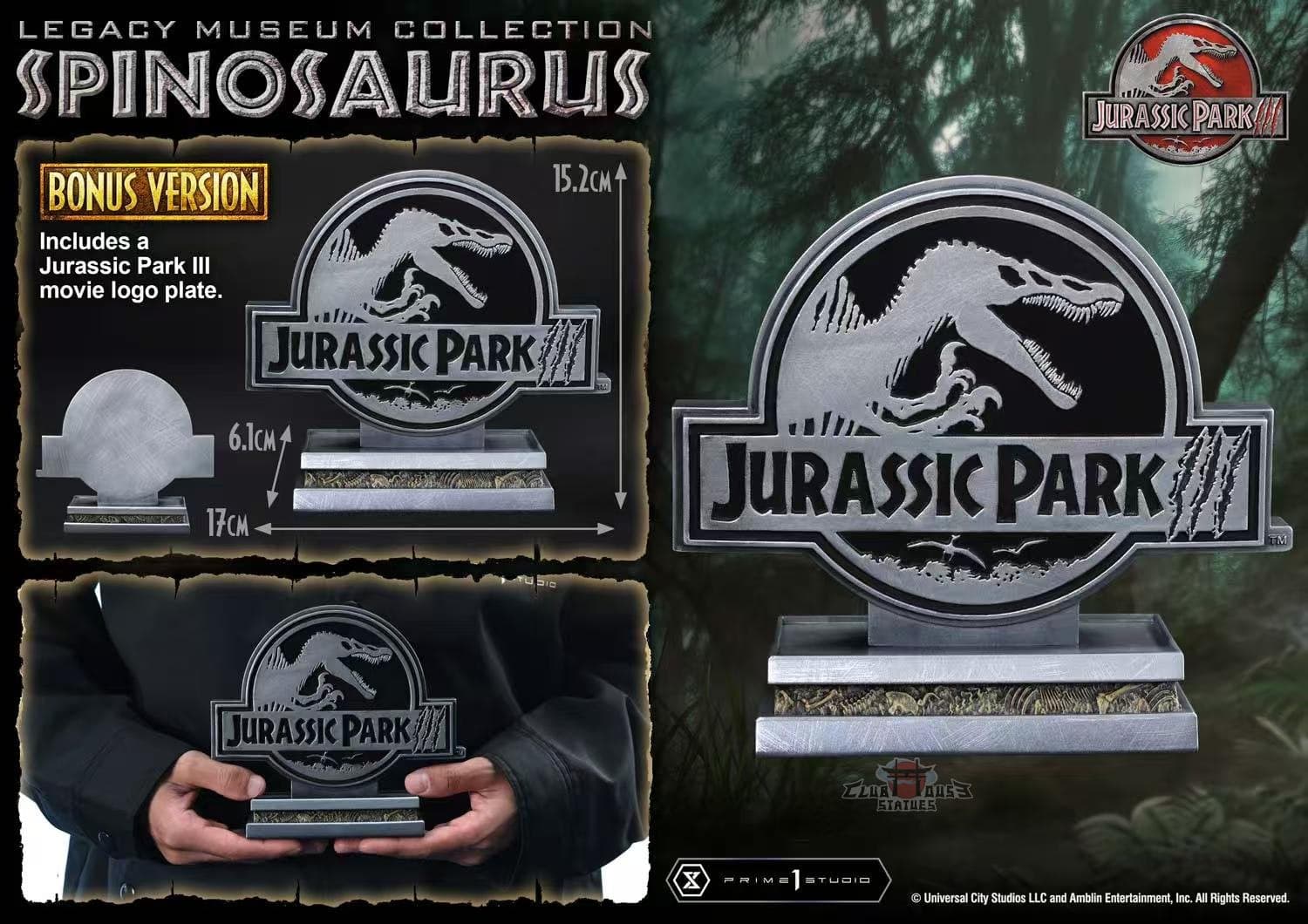 Jurassic Park III Prime 1 Studio Spinosaurus 5