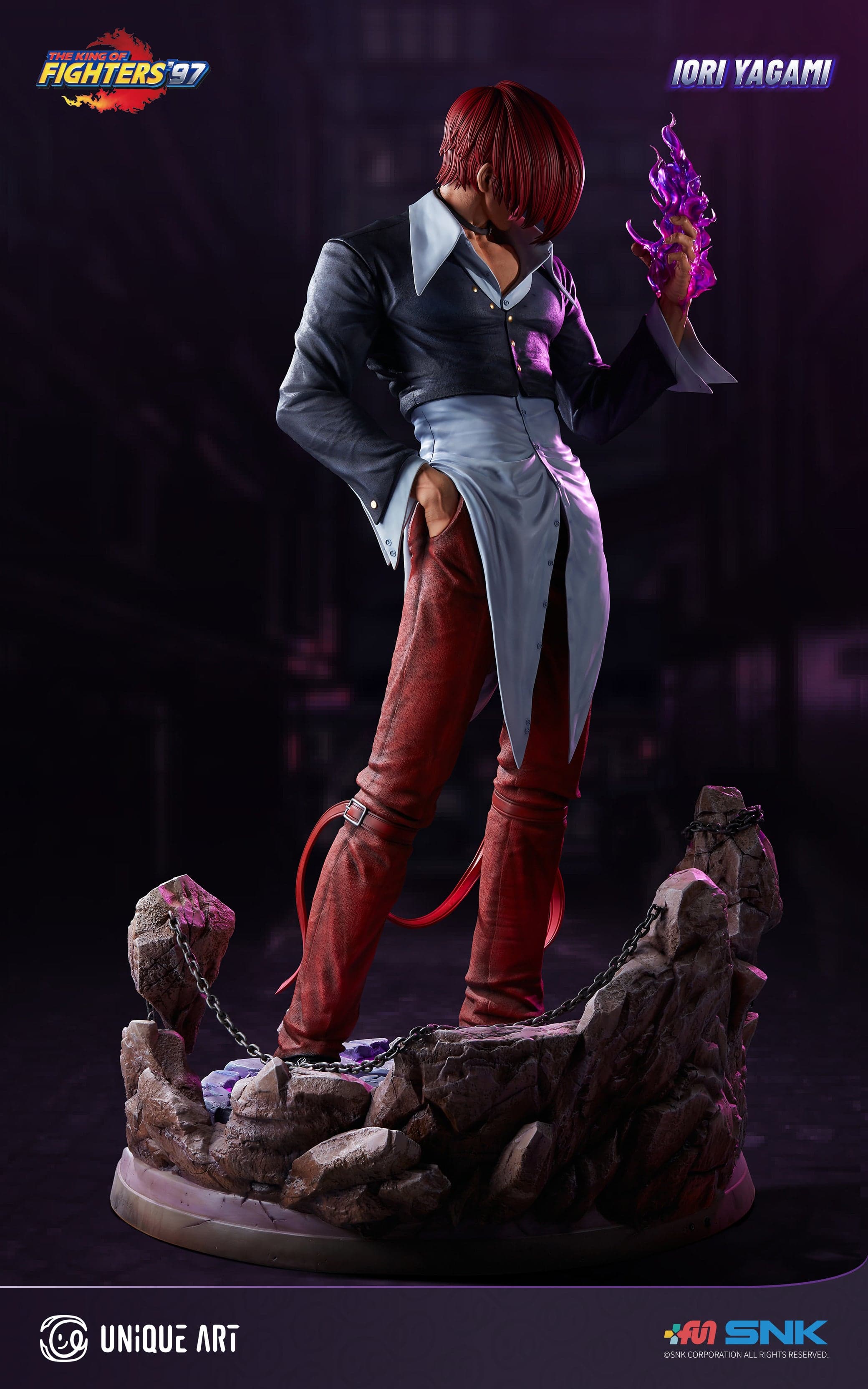 King of Fighters UNiQUE ART Studio Iori Yagami Licensed 4