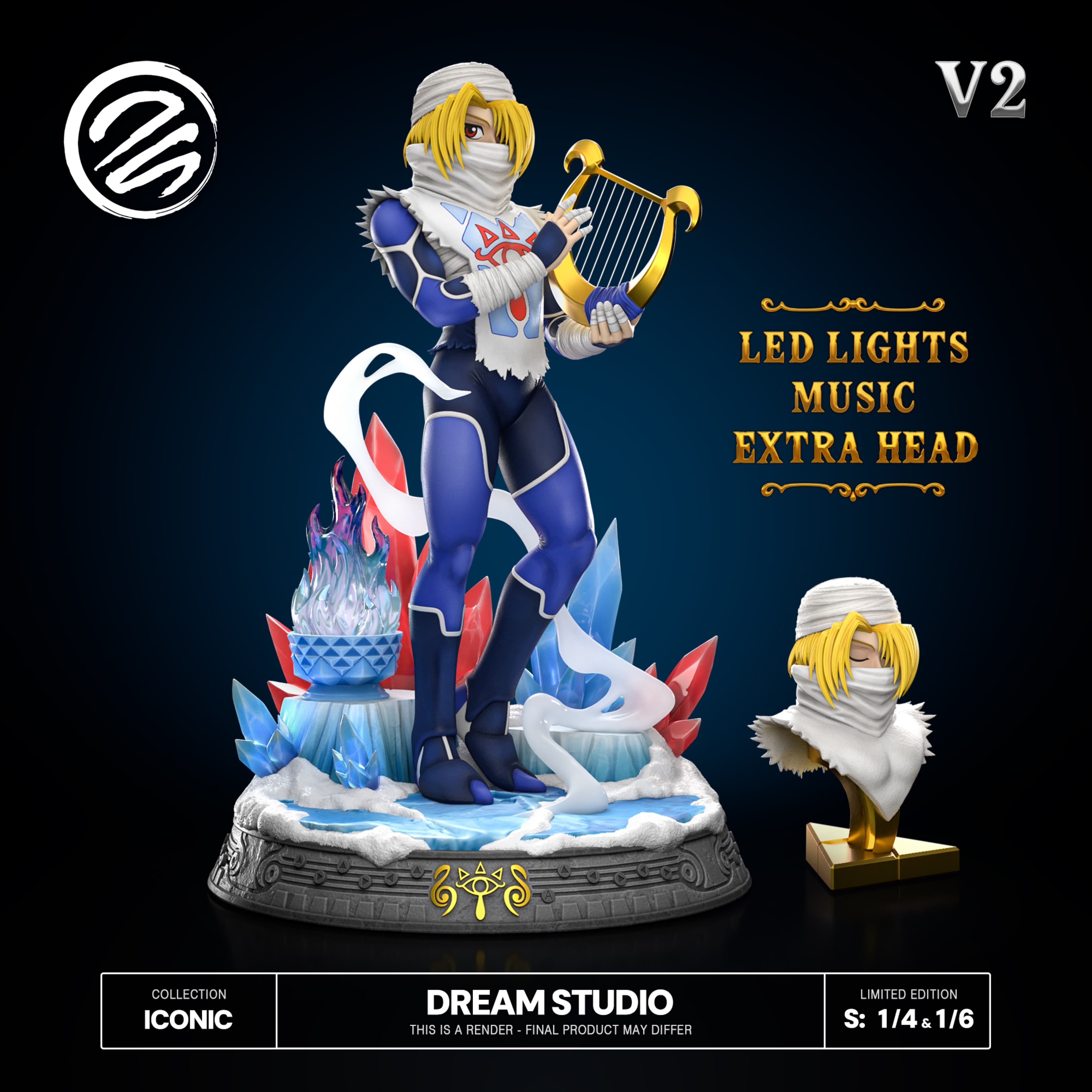 Legend of Zelda Dream Studio Sheik 3