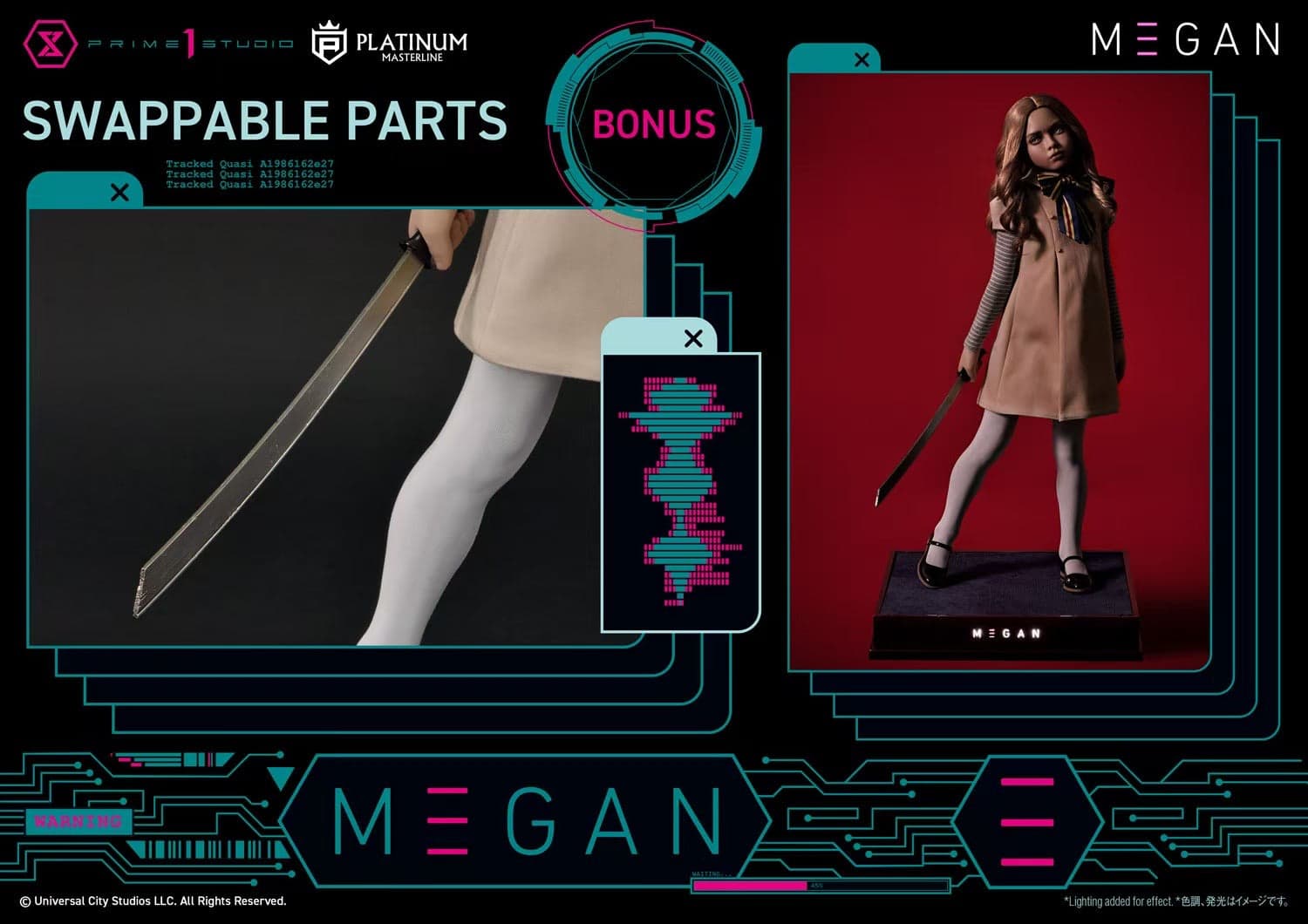 M3GAN Prime 1 Studio Megan Film Licensed 3
