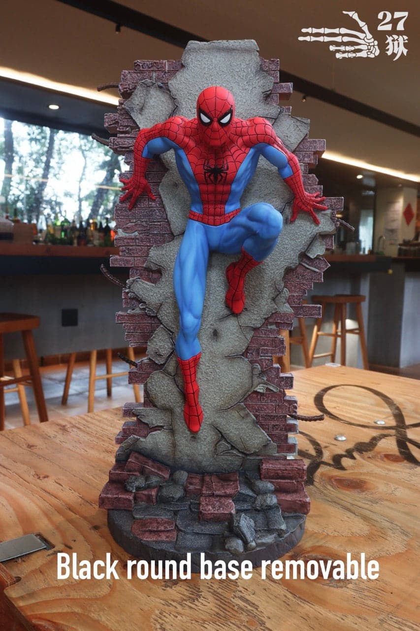 Marvel 27Abyss Studio SpiderMan Wall Climbing 1