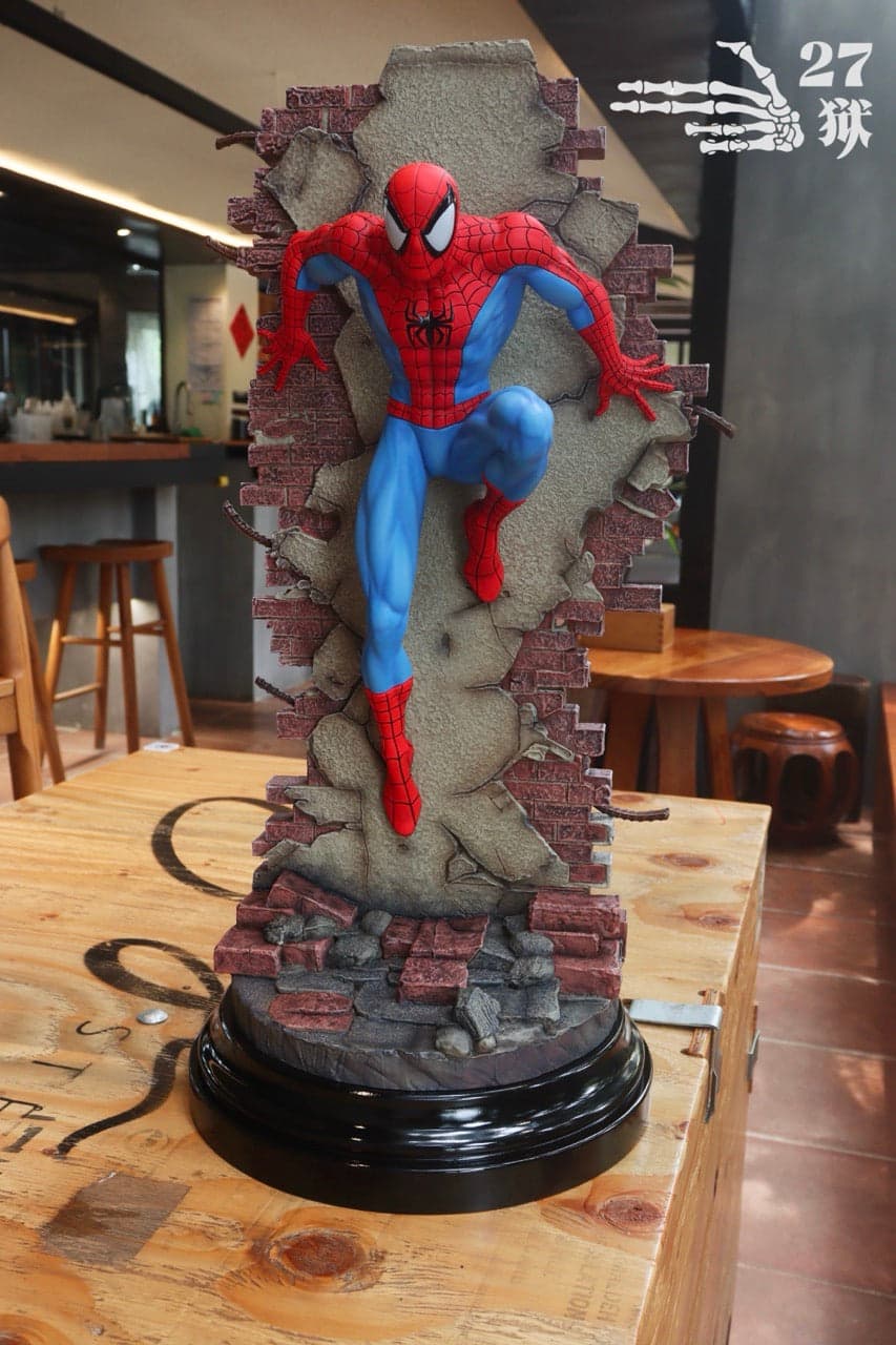 Marvel 27Abyss Studio SpiderMan Wall Climbing 3