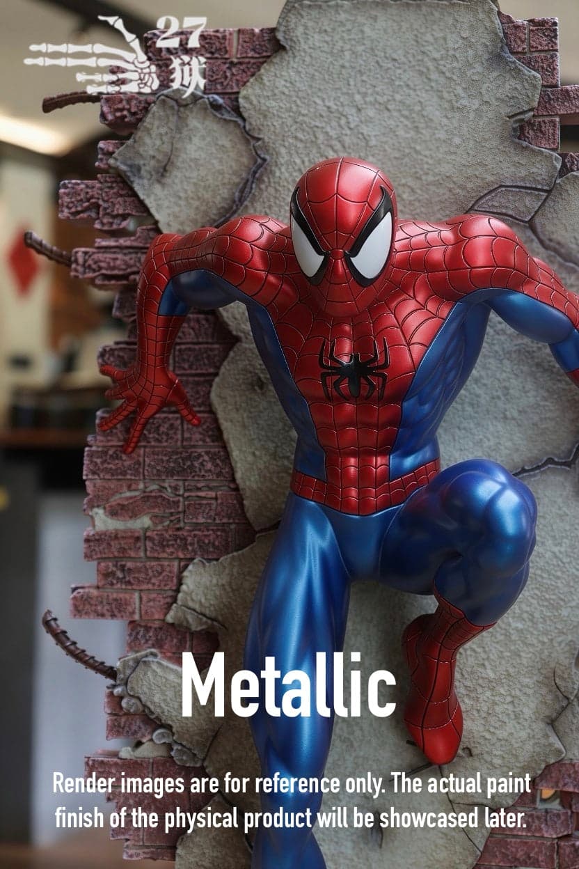 Marvel 27Abyss Studio SpiderMan Wall Climbing 5
