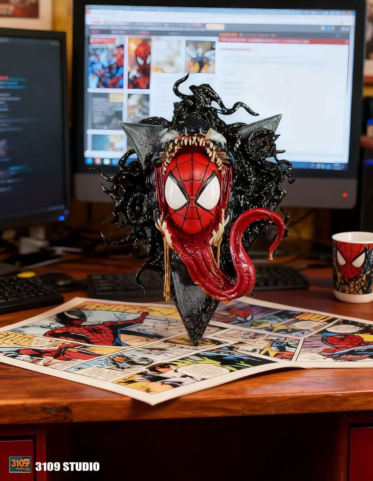 Marvel 3109 Studio Spider Man X Venom 2