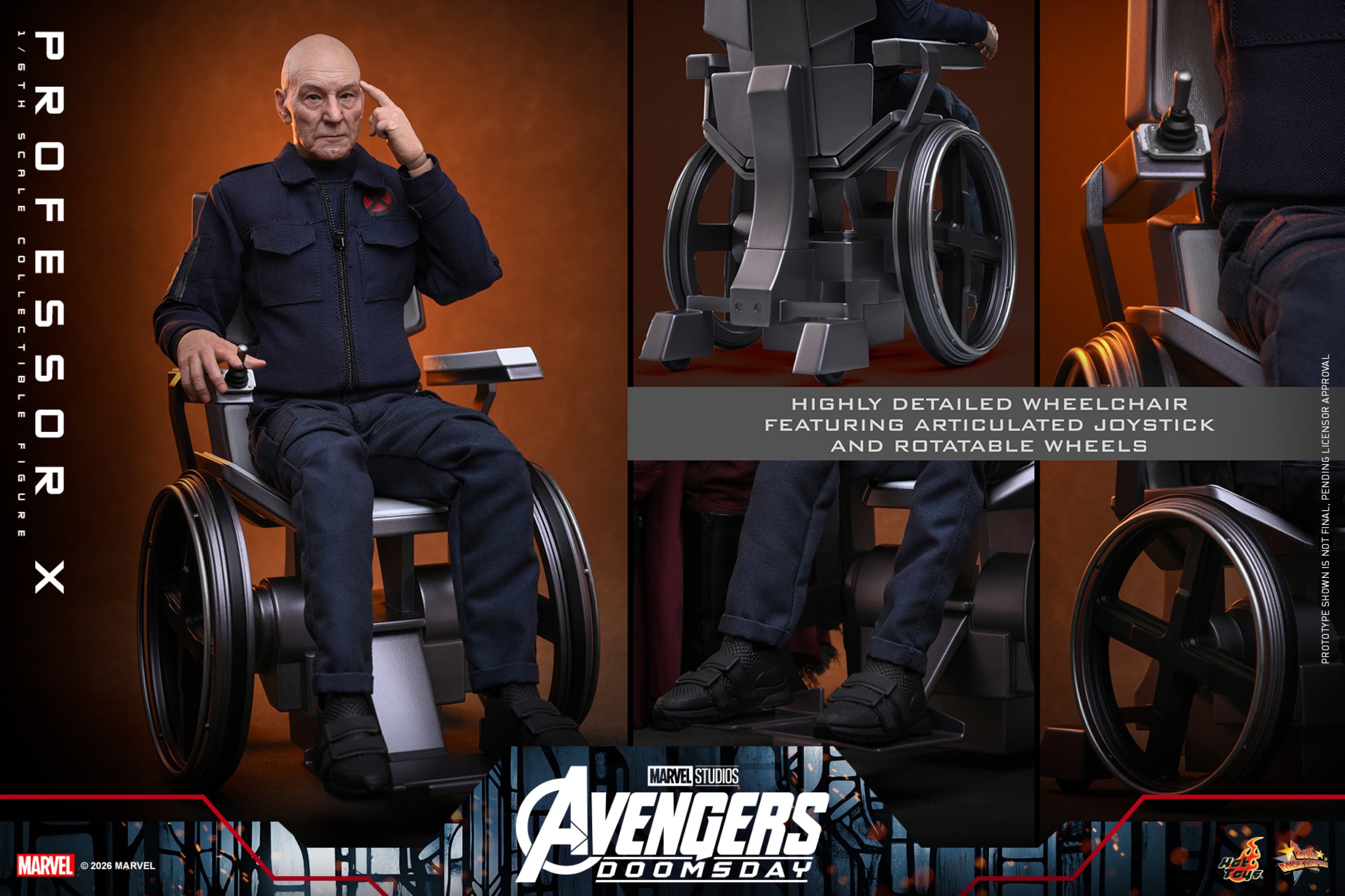 Marvel Hot Toys Professor X 5