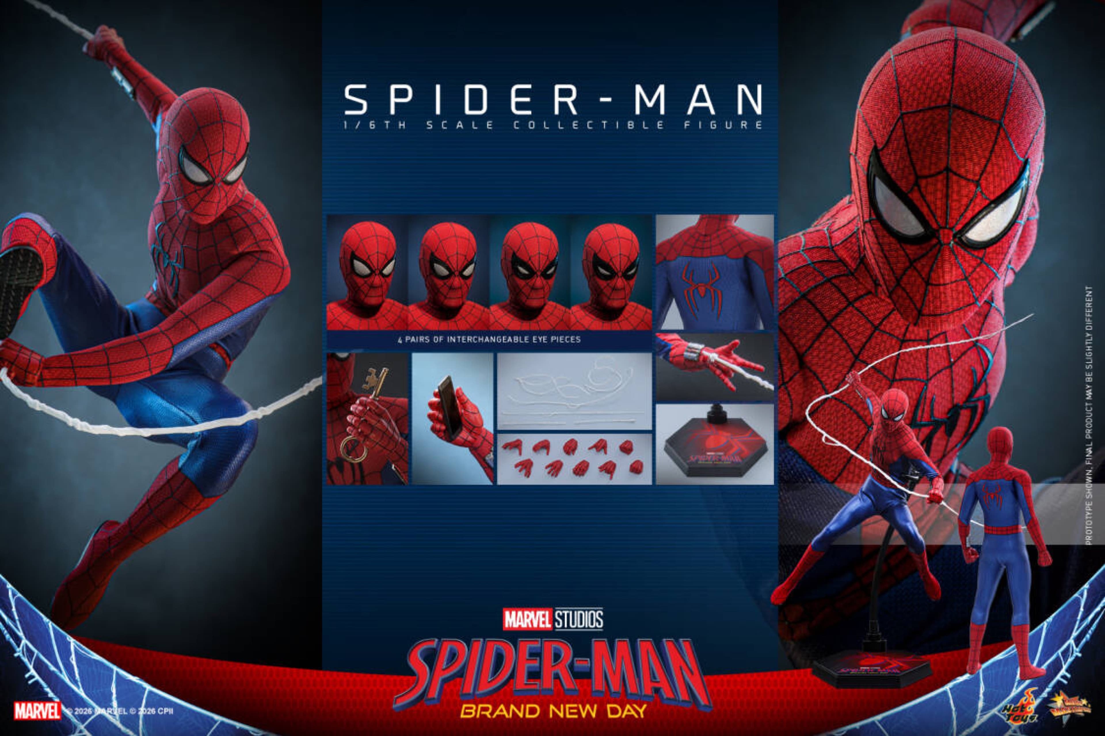 Marvel Hot Toys SpiderMan Brand New Day SpiderMan 2