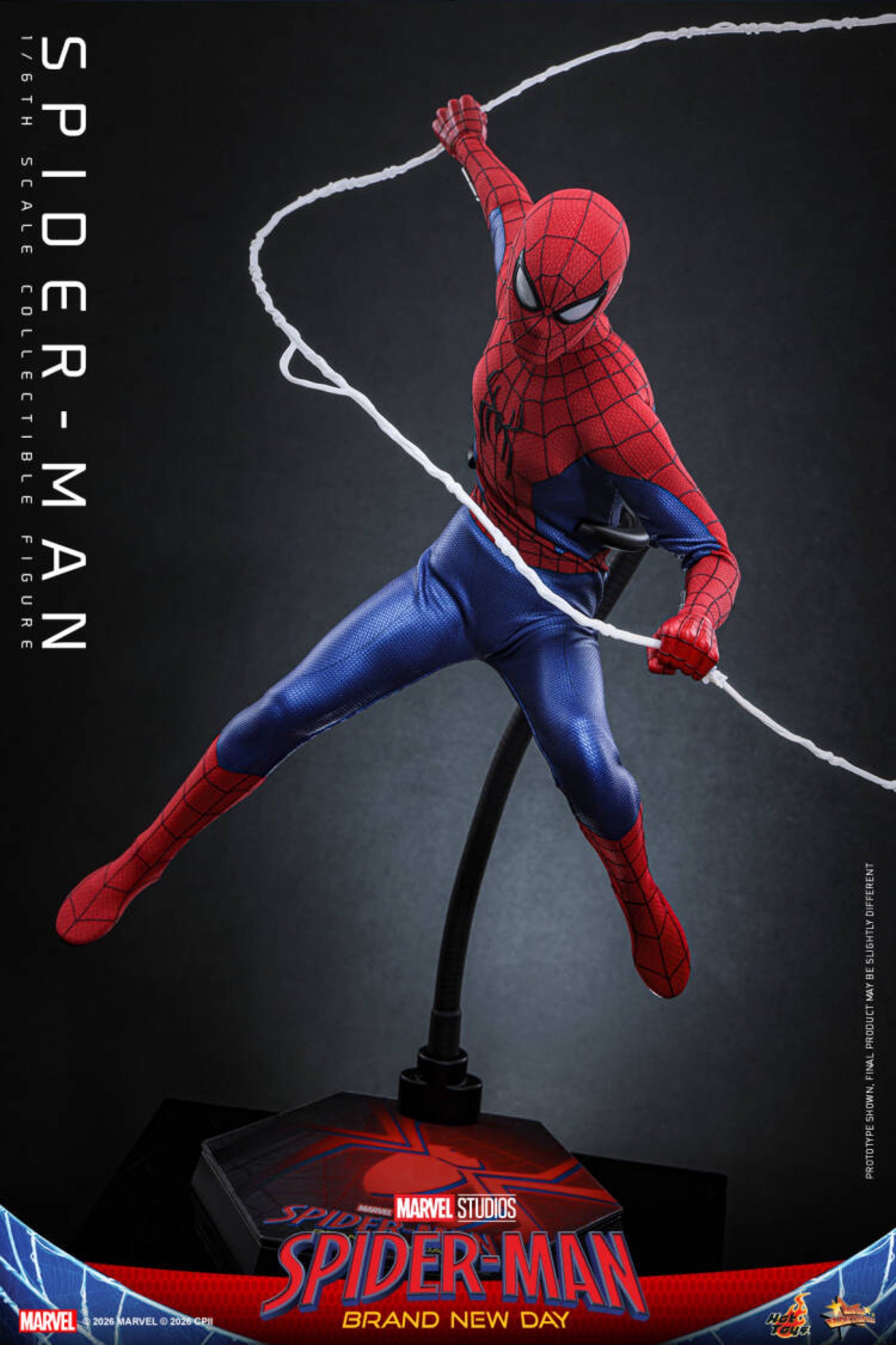 Marvel Hot Toys SpiderMan Brand New Day SpiderMan 3