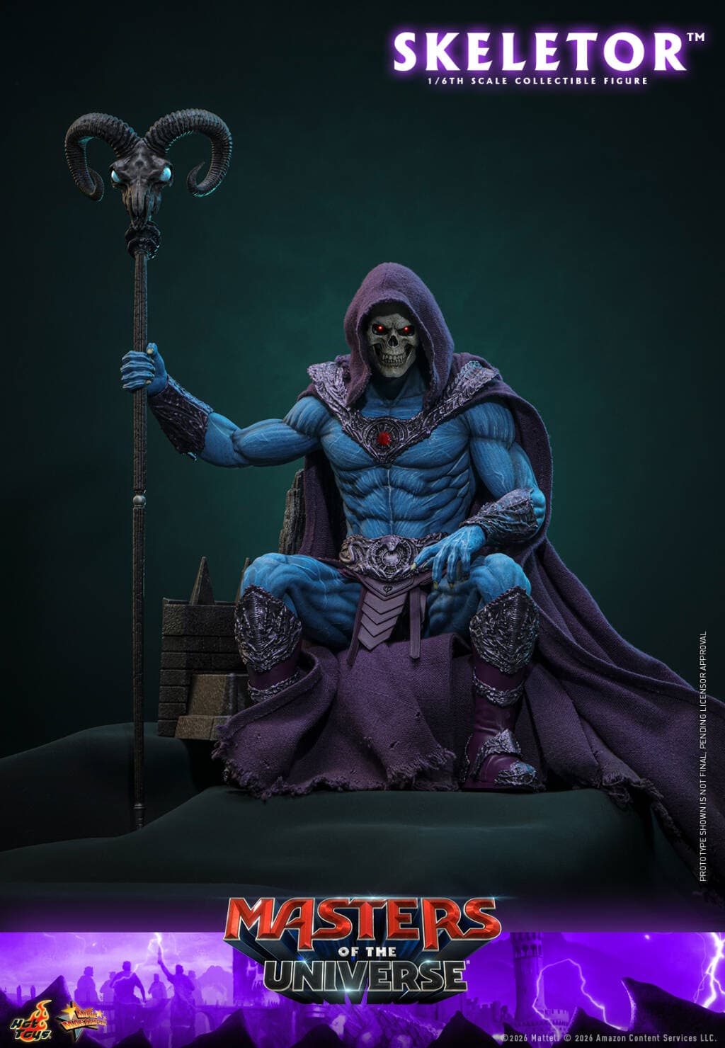 Masters of the Universe Hot Toys Skeletor 2