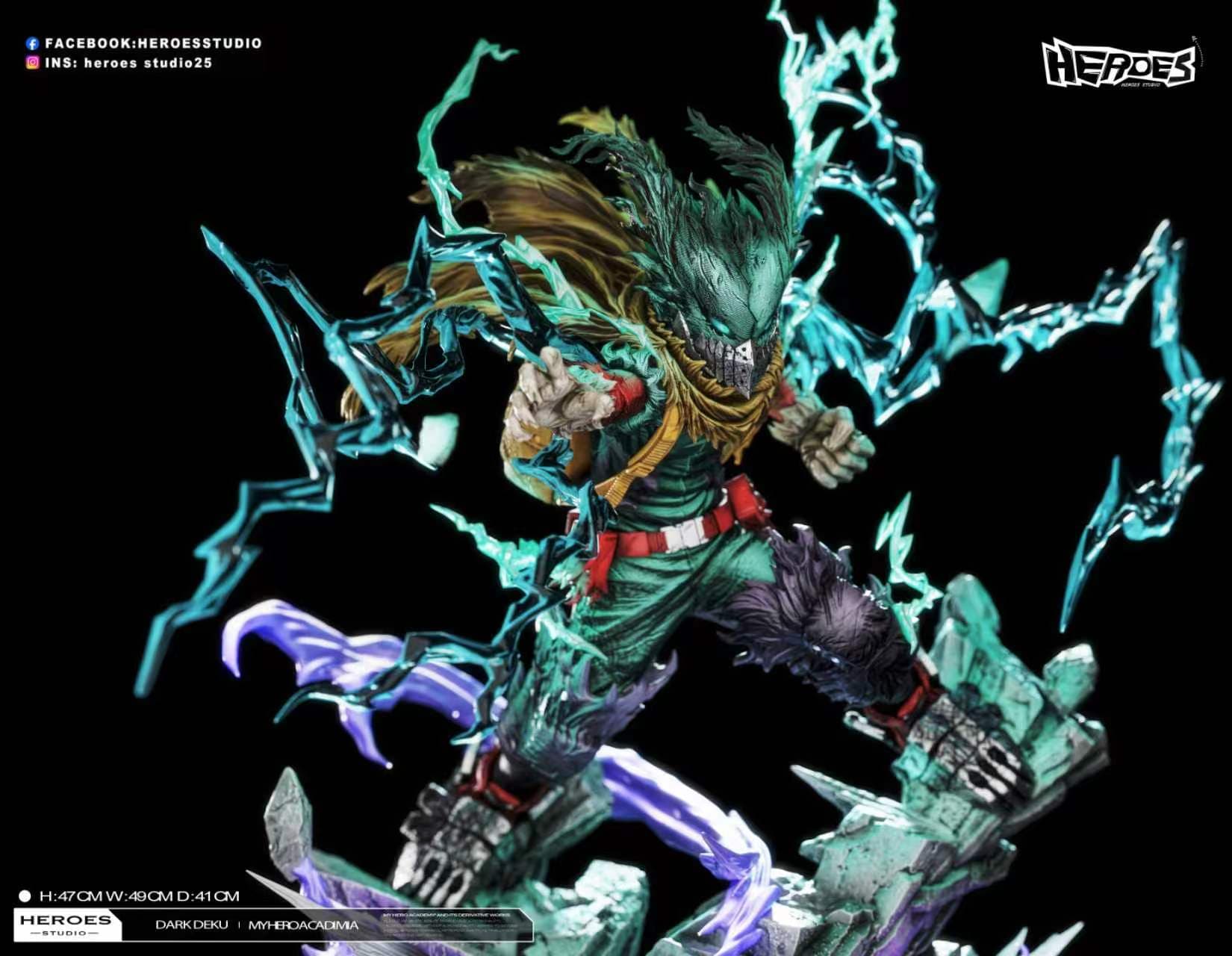 My Hero Academia Heroes Studio Dark Deku V2 1