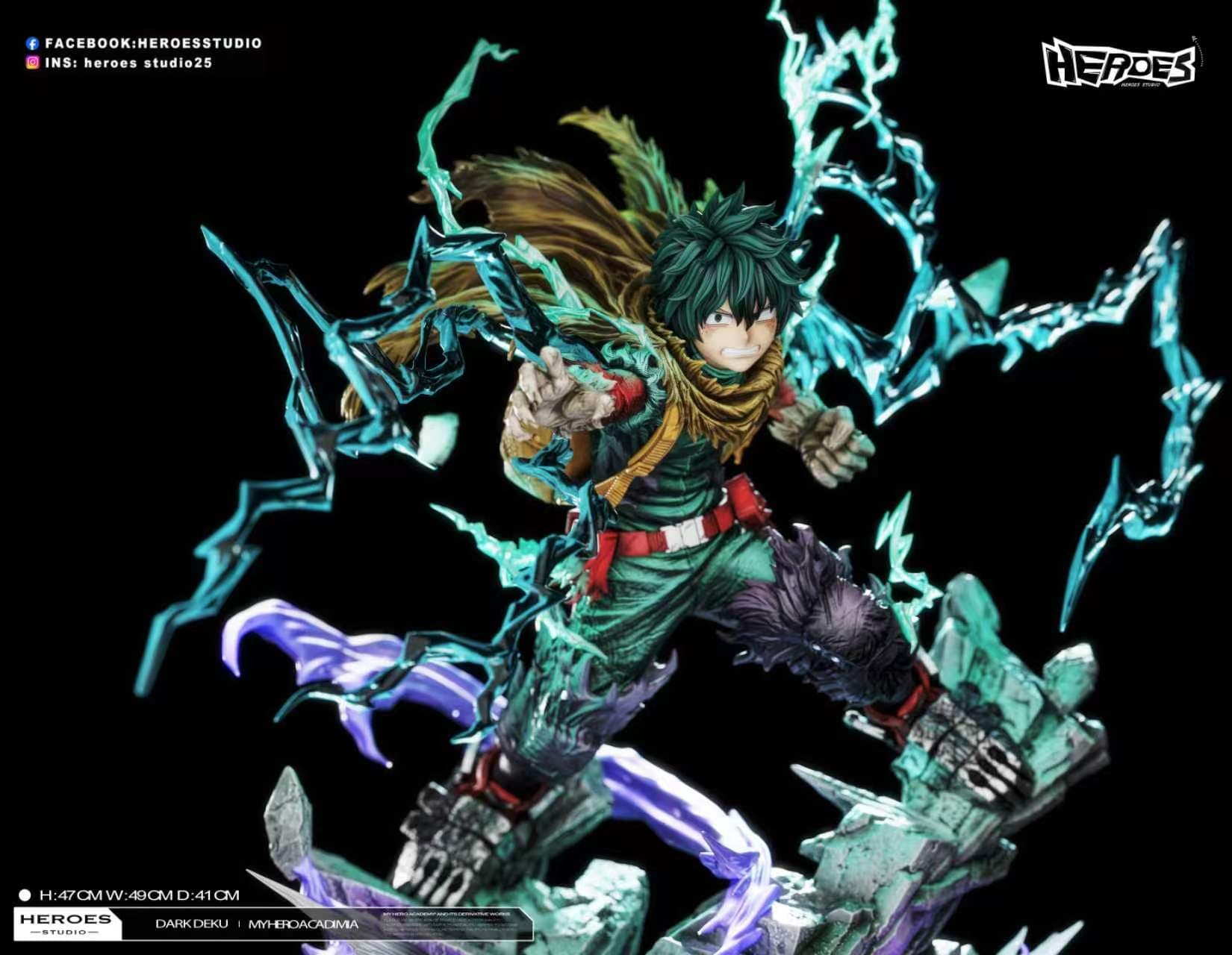 My Hero Academia Heroes Studio Dark Deku V2 2