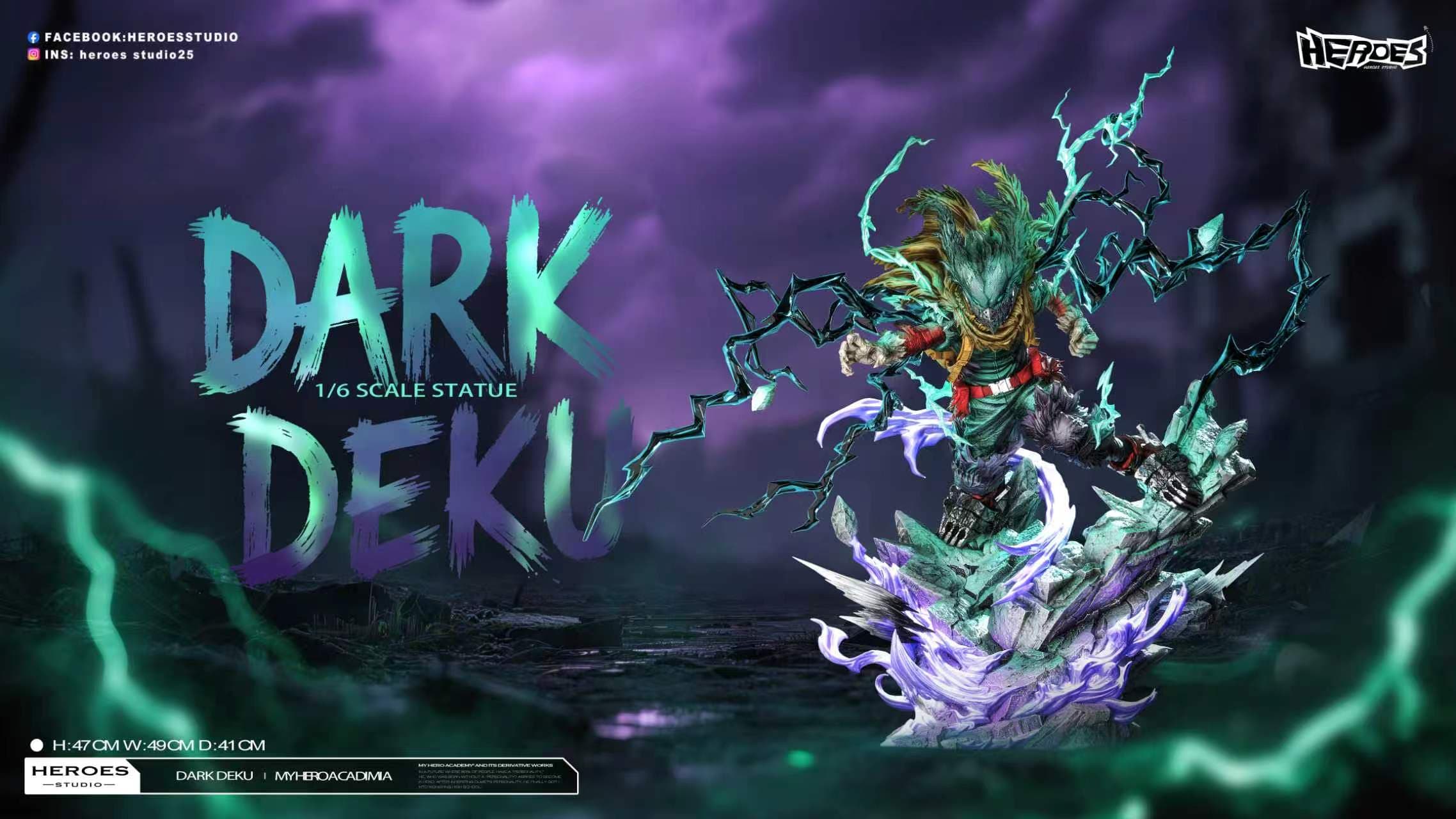 My Hero Academia Heroes Studio Dark Deku V2 3