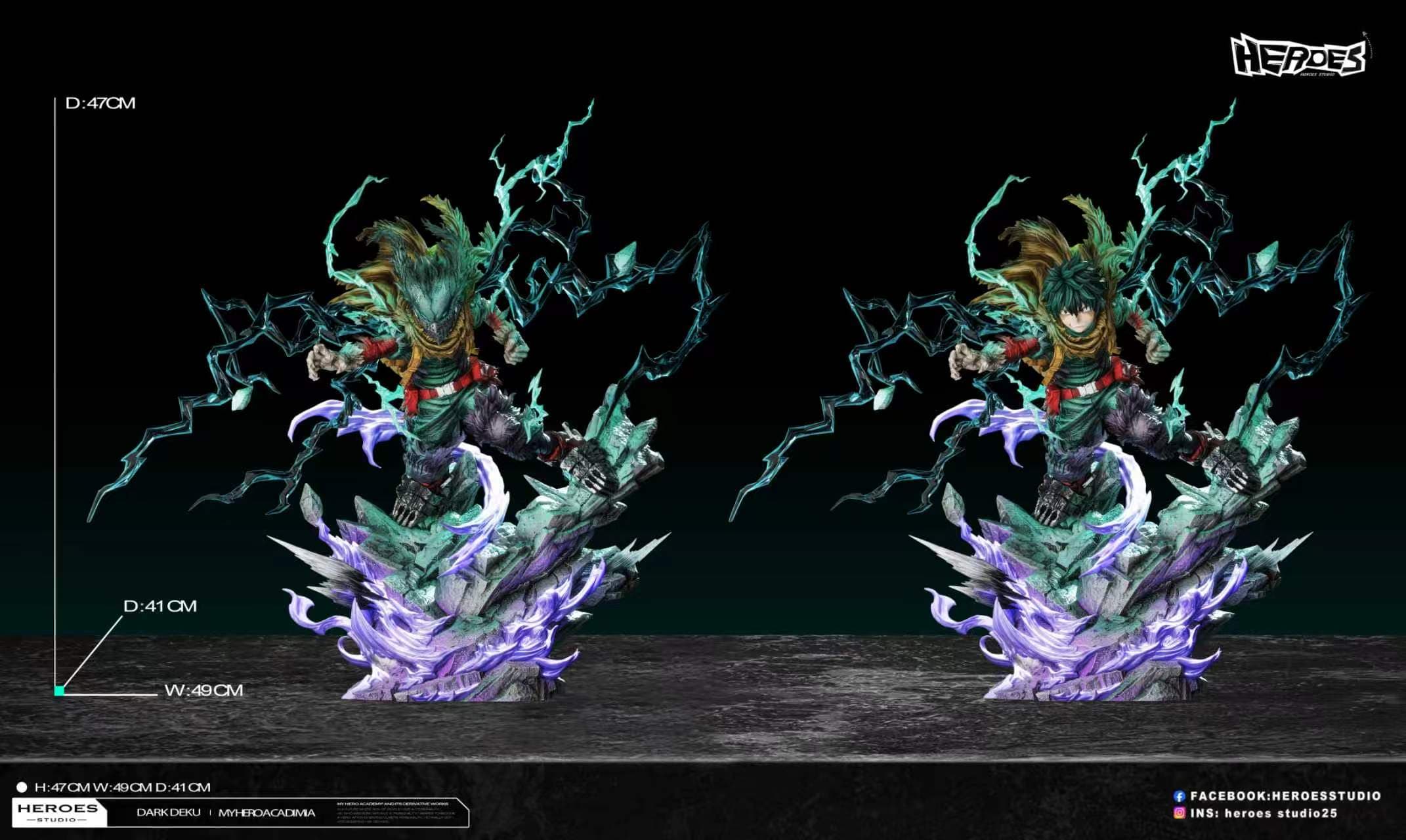 My Hero Academia Heroes Studio Dark Deku V2 4