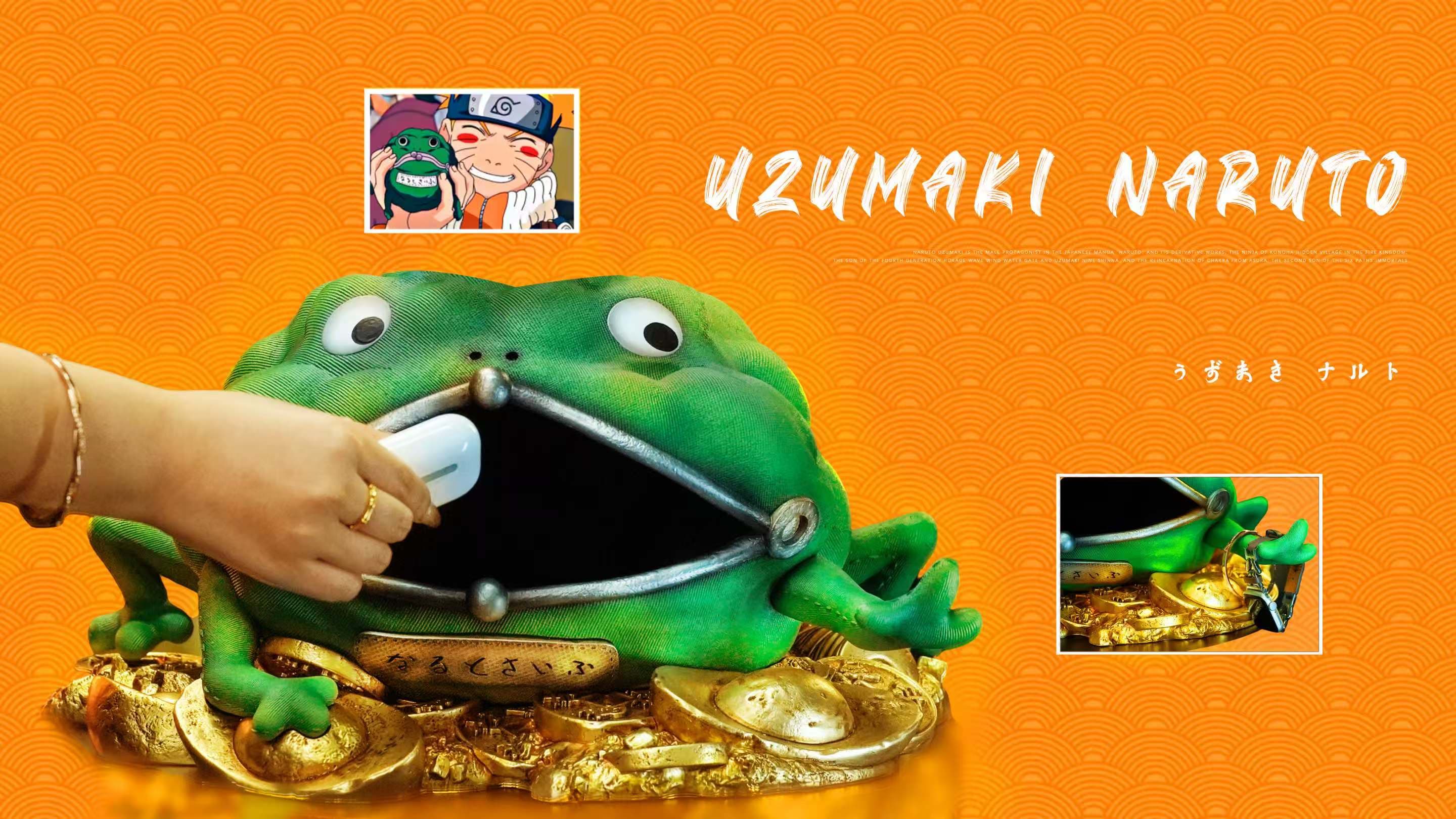 Naruto WASP Studio Naruto Frog Wallet 3