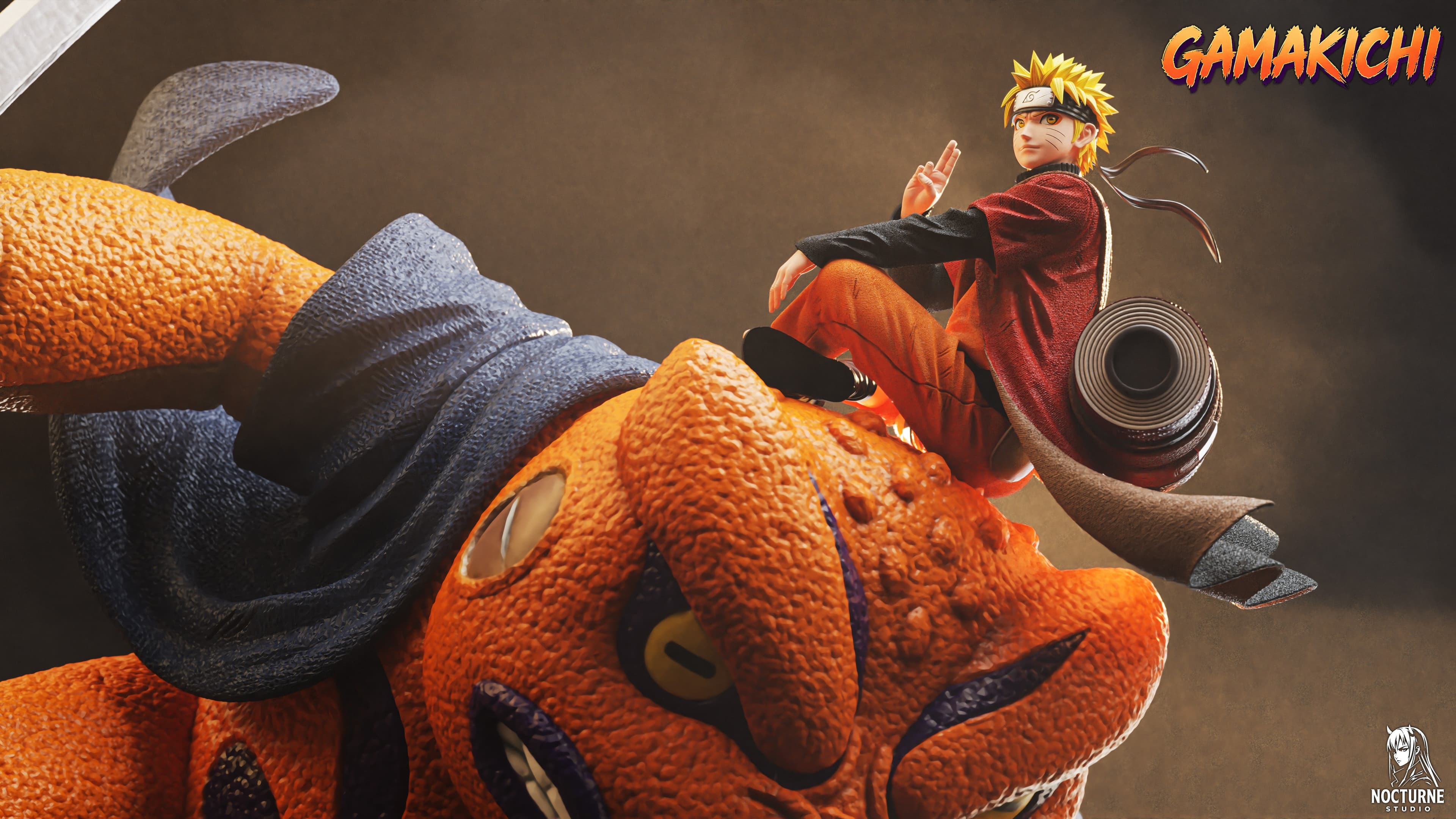 Naruto Nocturne Studio Naruto Uzumaki x Gamakichi 2