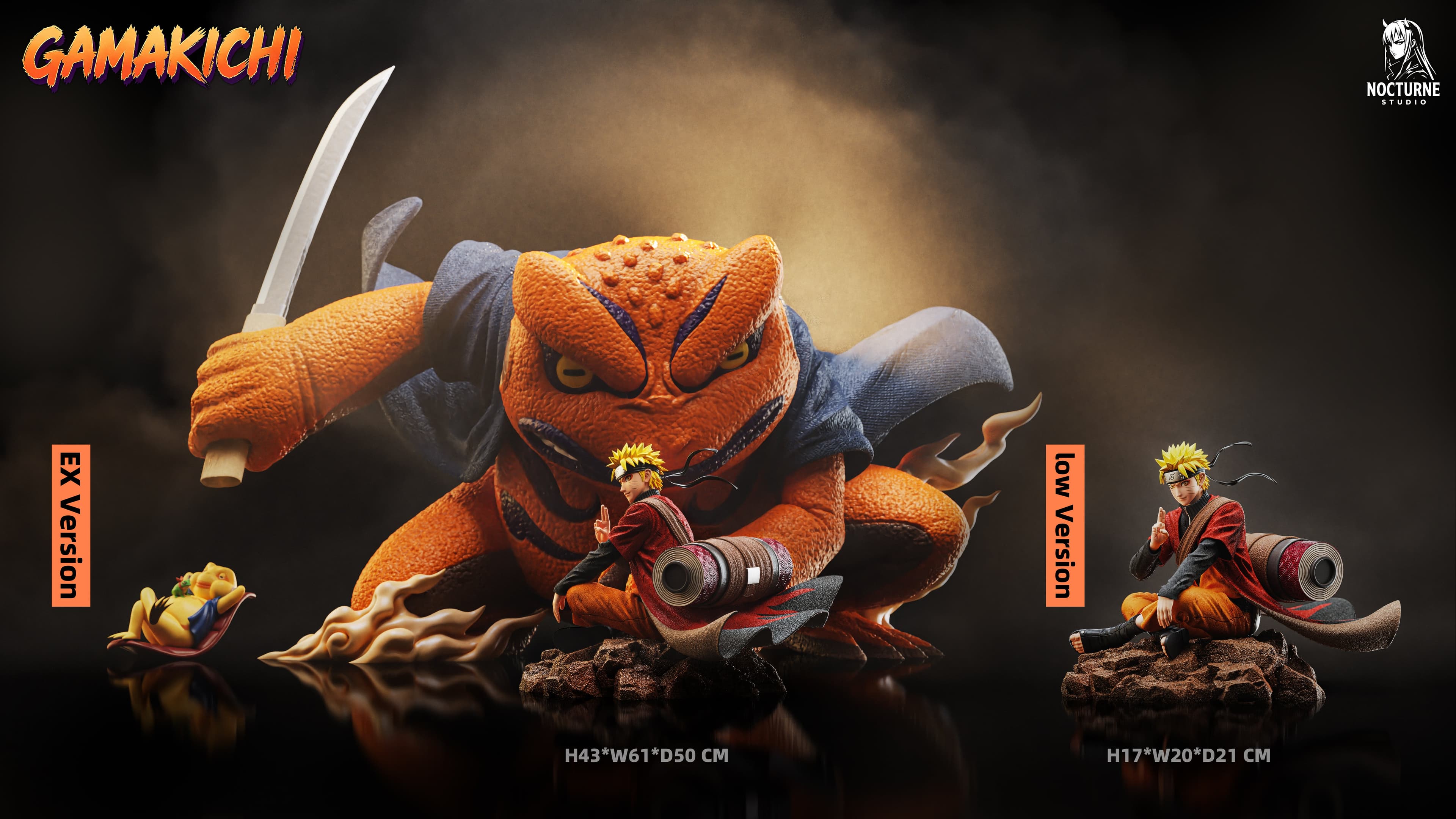 Naruto Nocturne Studio Naruto Uzumaki x Gamakichi 3