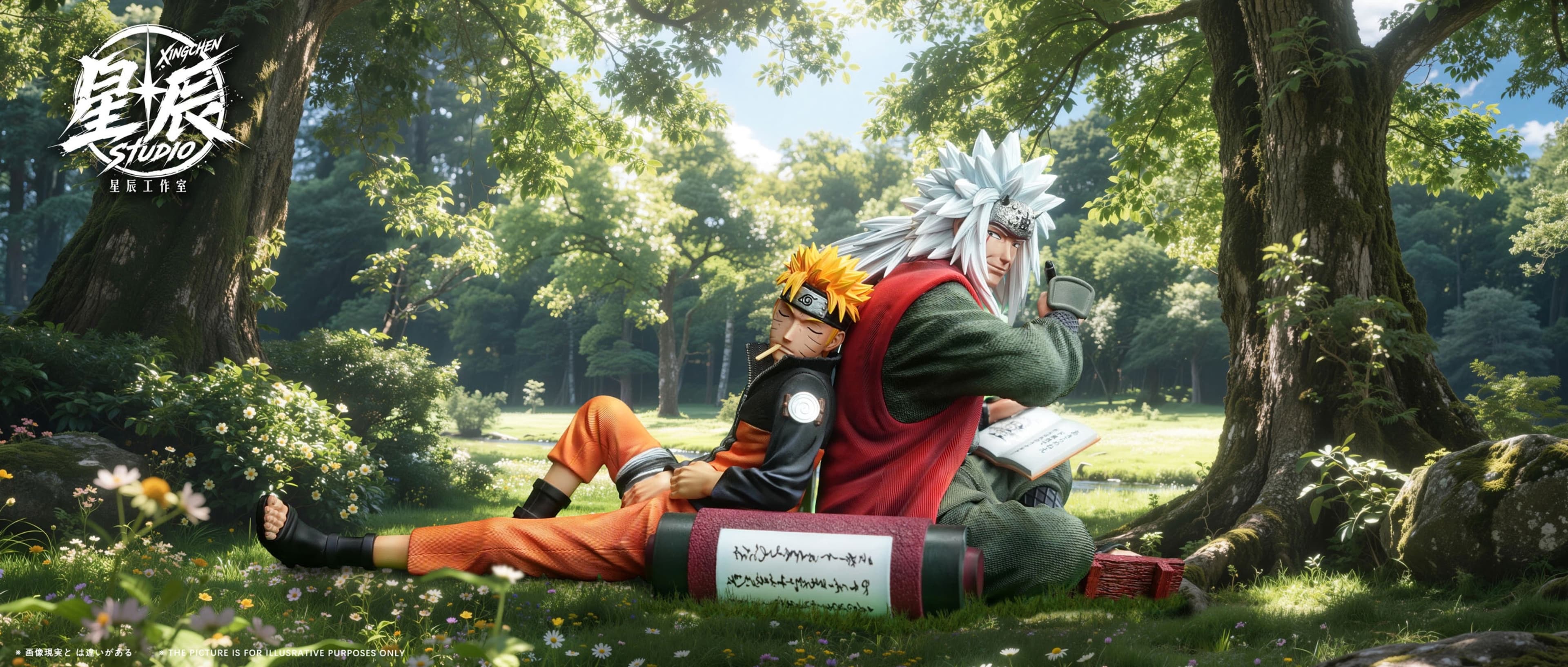 Naruto Xingchen Studio Jiraiya x Naruto Uzumaki 1