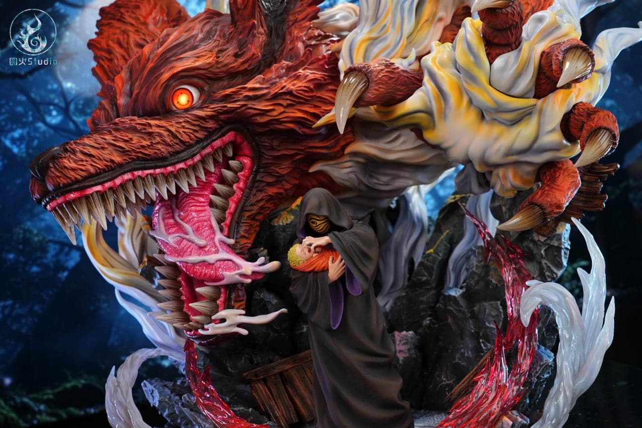 Naruto Yuan Huo Studio Kurama x Uchiha Obito 3