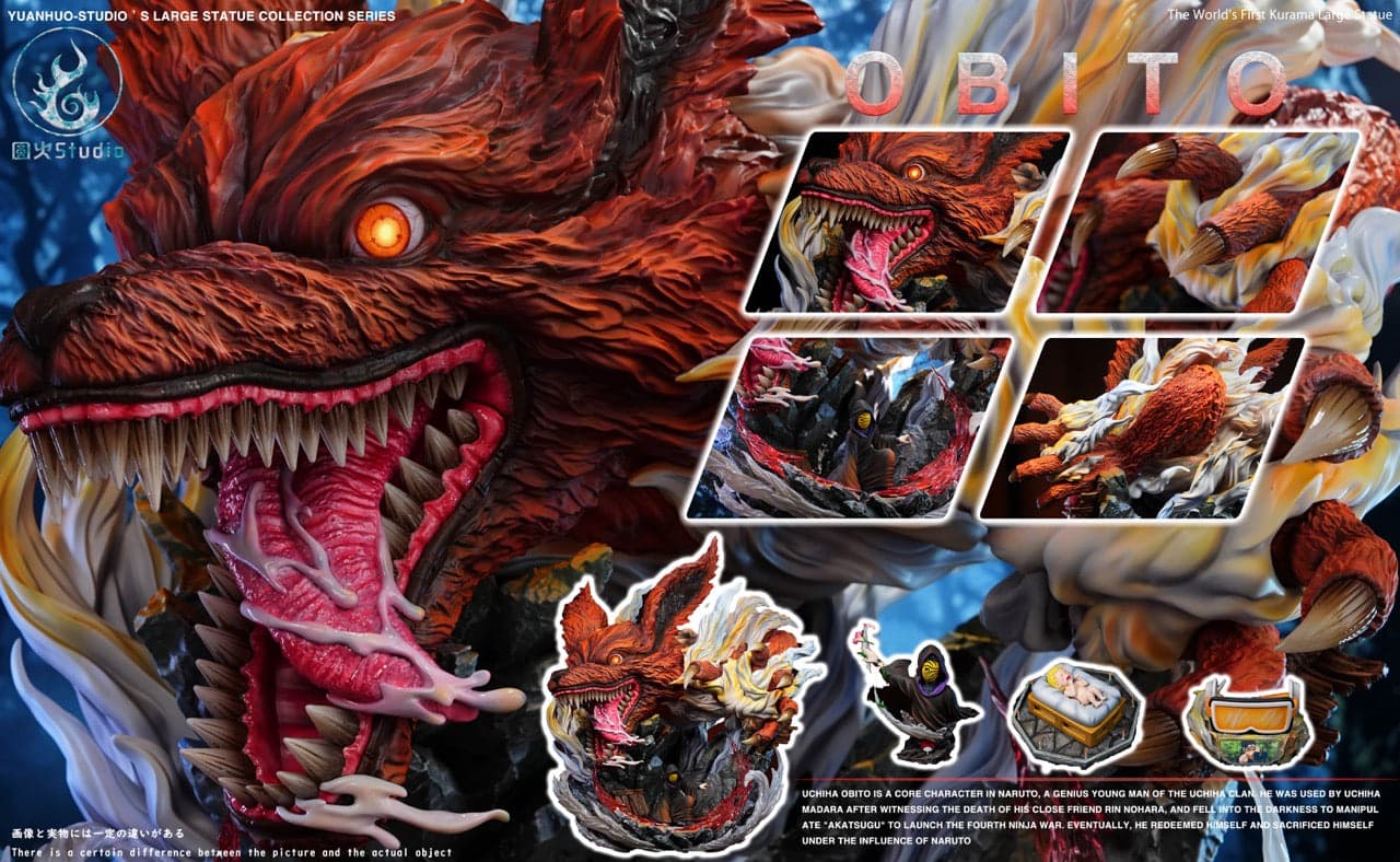 Naruto Yuan Huo Studio Kurama x Uchiha Obito 5