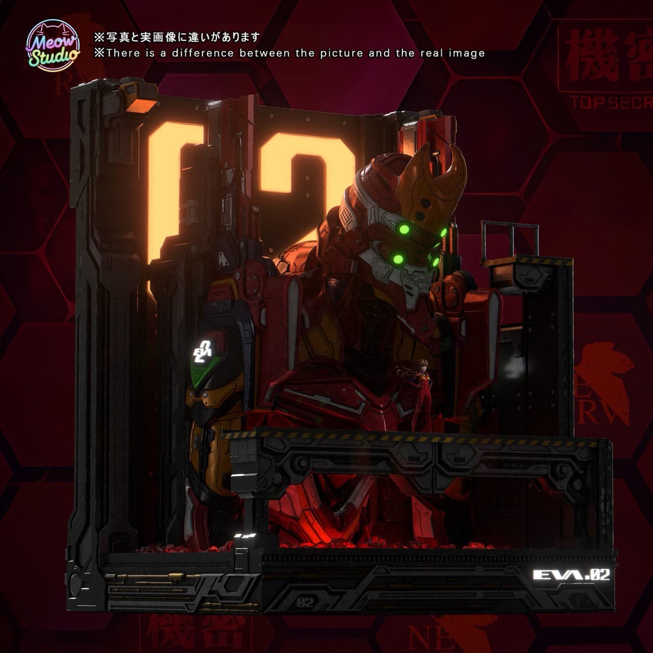 Neo Genesis Evangelion Meow Studio EVA 02 x Asuka 2