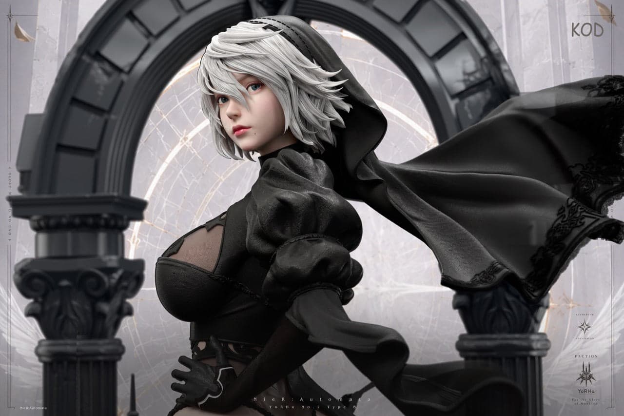 NieR Automata KOD Studio 2B Wedding Dress 3