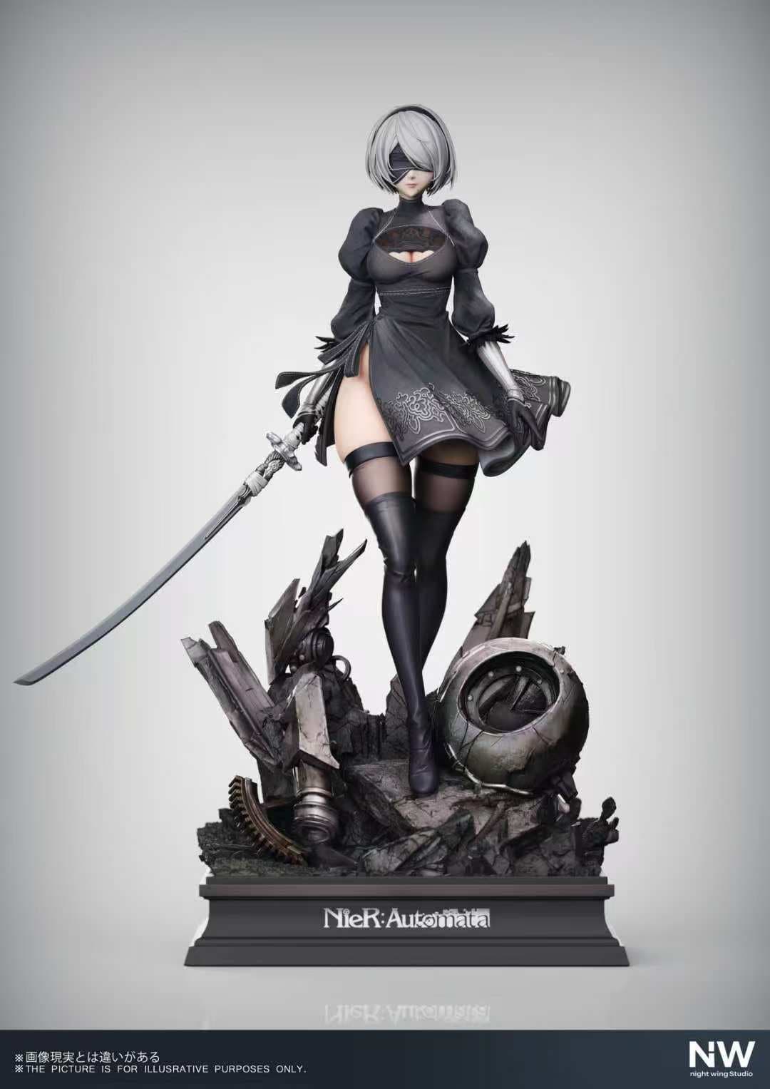 Nier Automata Night Wing Studio 2B 1