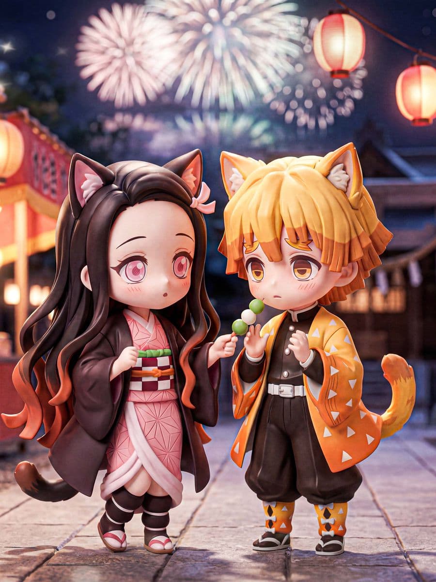 Demon Slayer OLGG Studio Nezuko x Zenitsu