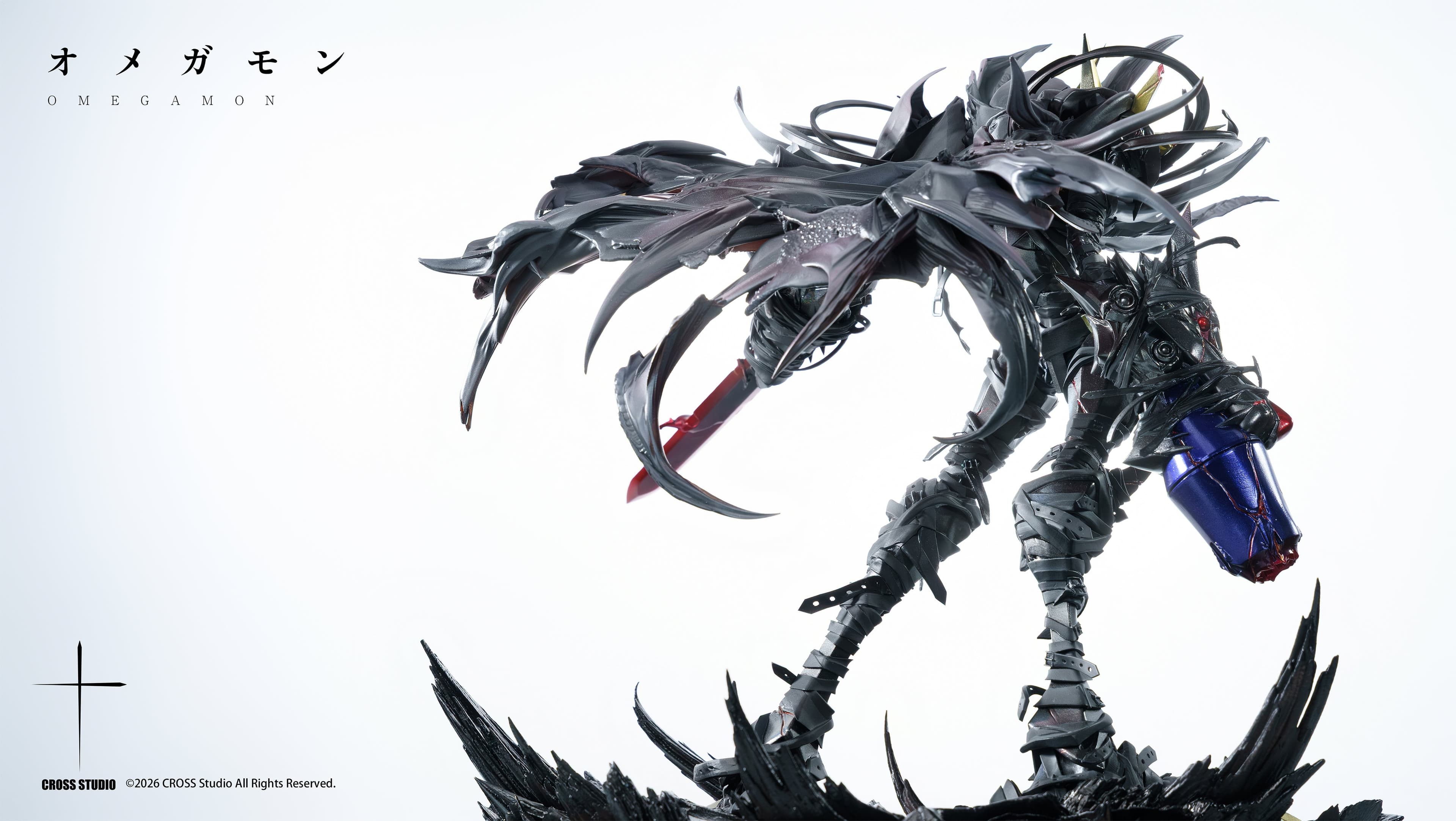 Omegamon Cross Studio Zwart Defeat 3