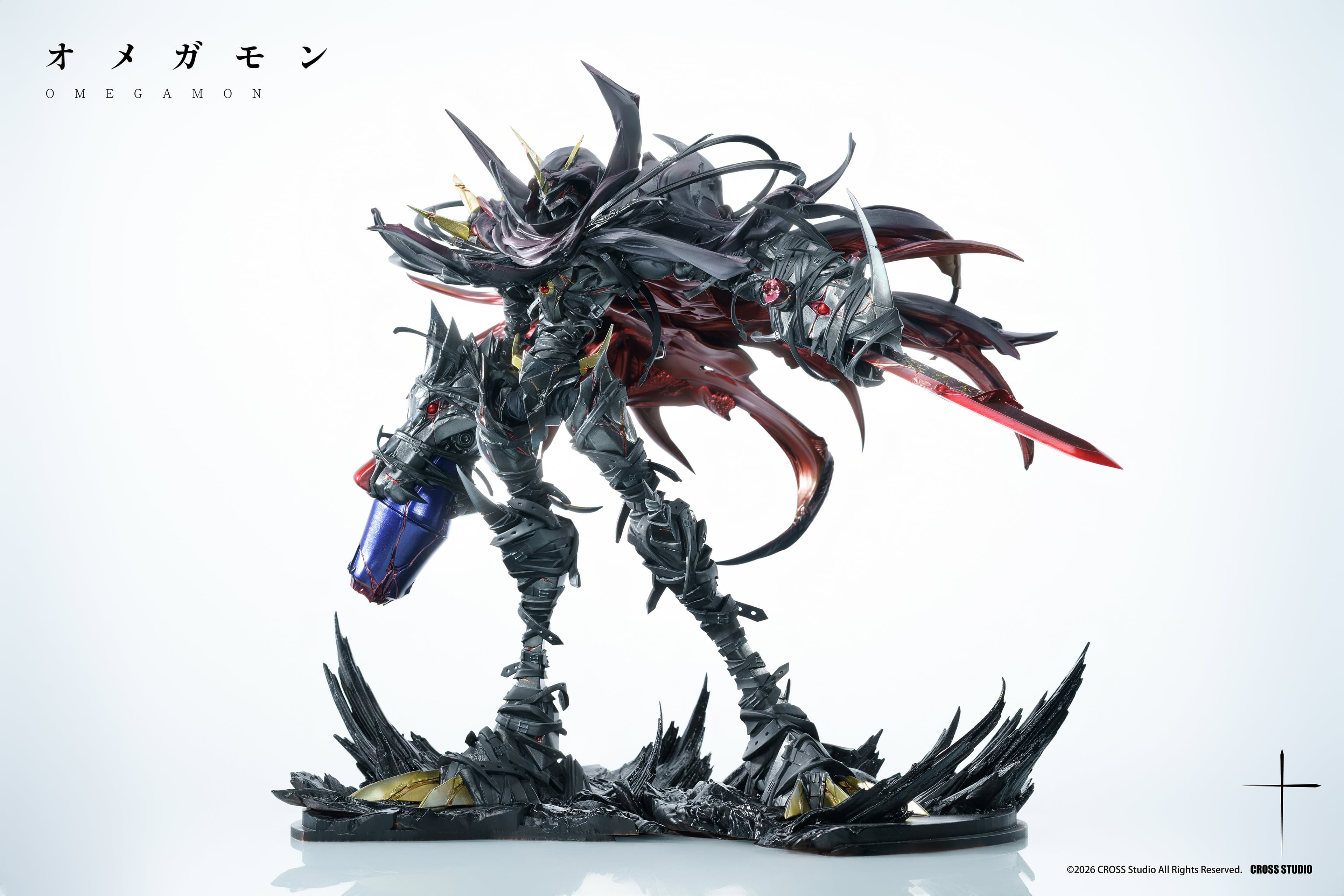 Omegamon Cross Studio Zwart Defeat 4