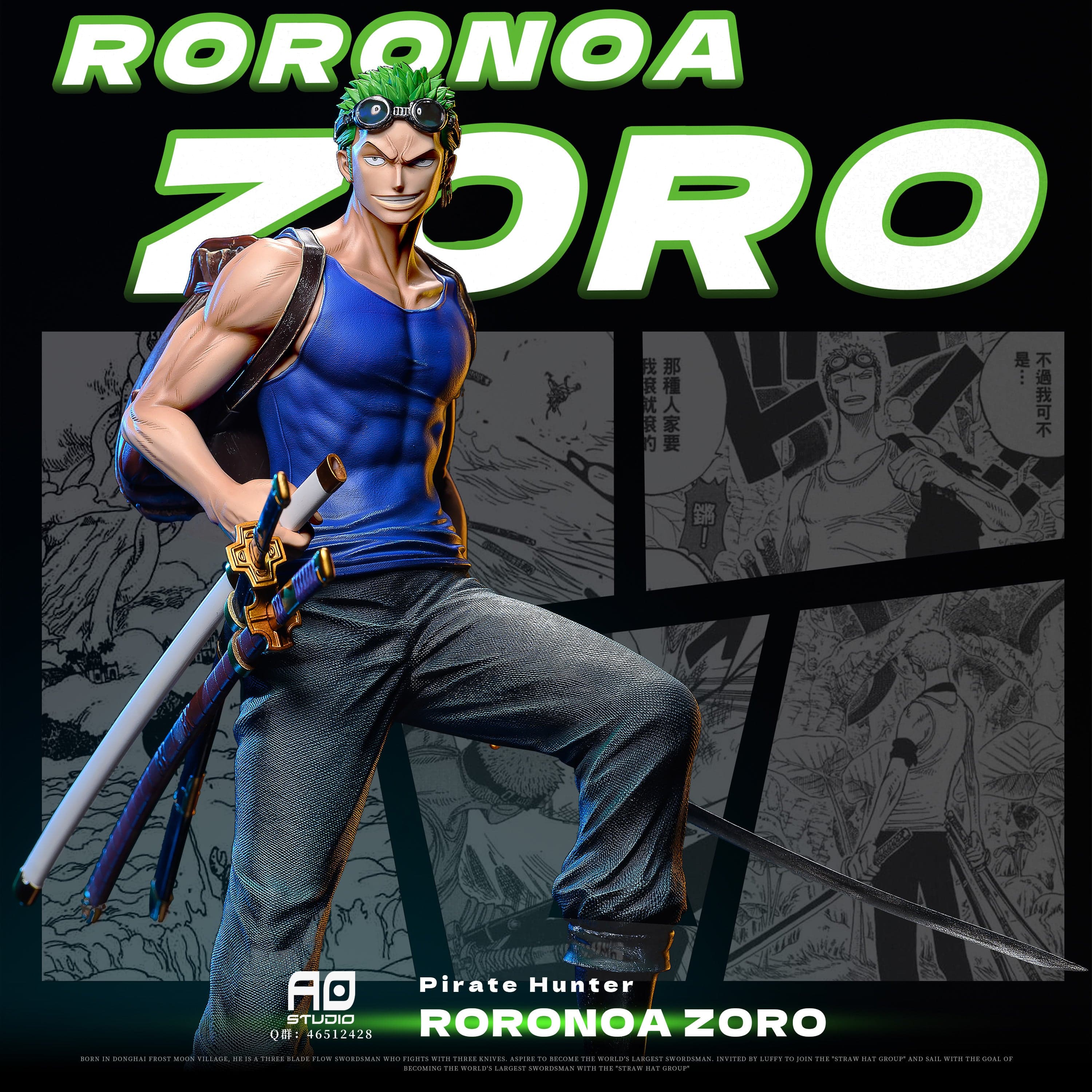 One Piece AO Studio Zoro V2 2